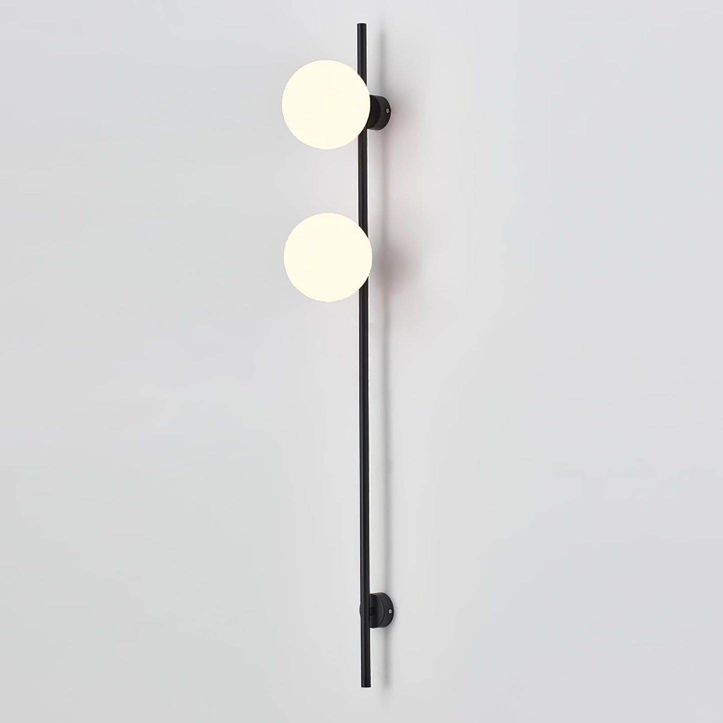 Houseof Plug-in Wall Light with White Glass Shade LED