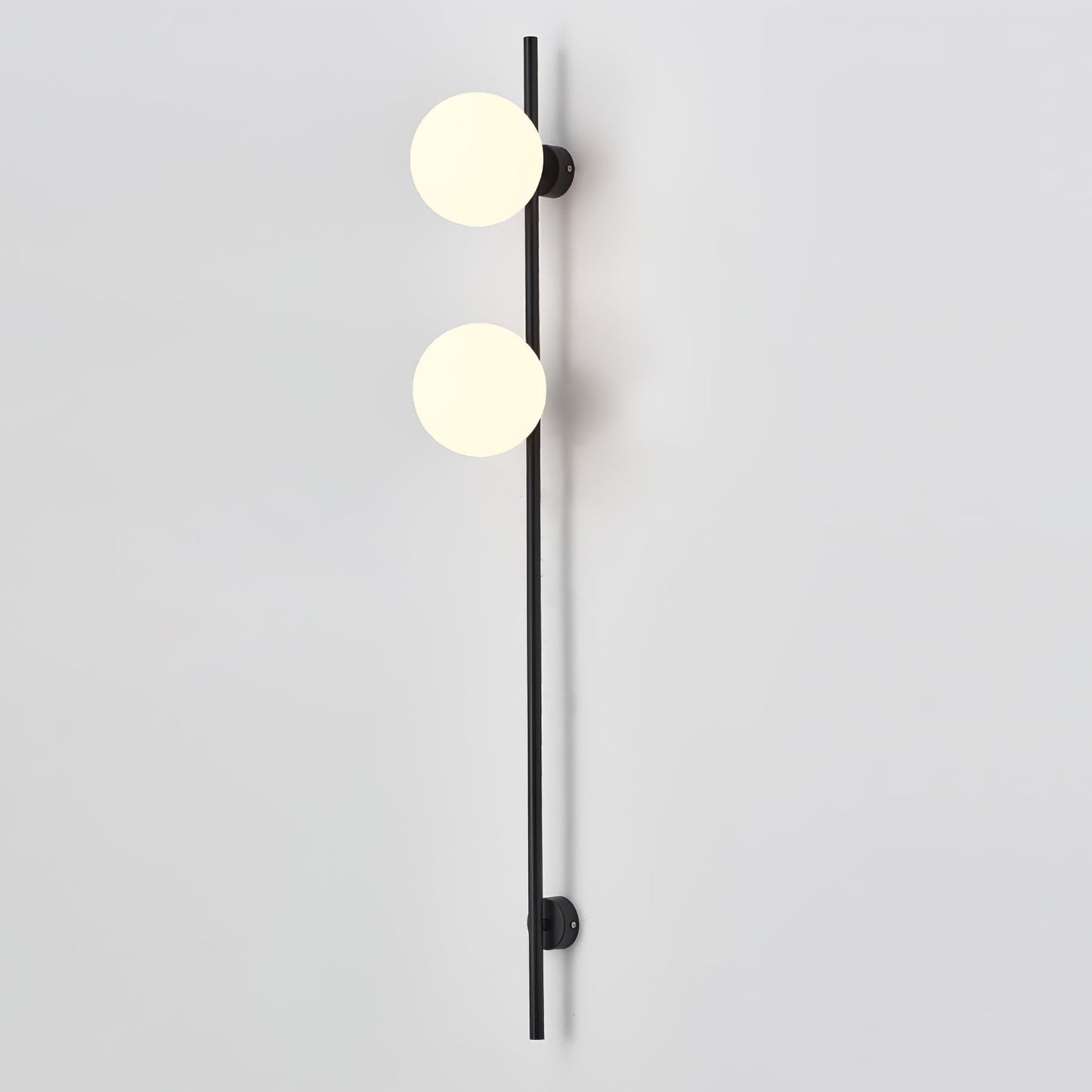 Houseof Plug-in Wall Light with White Glass Shade LED