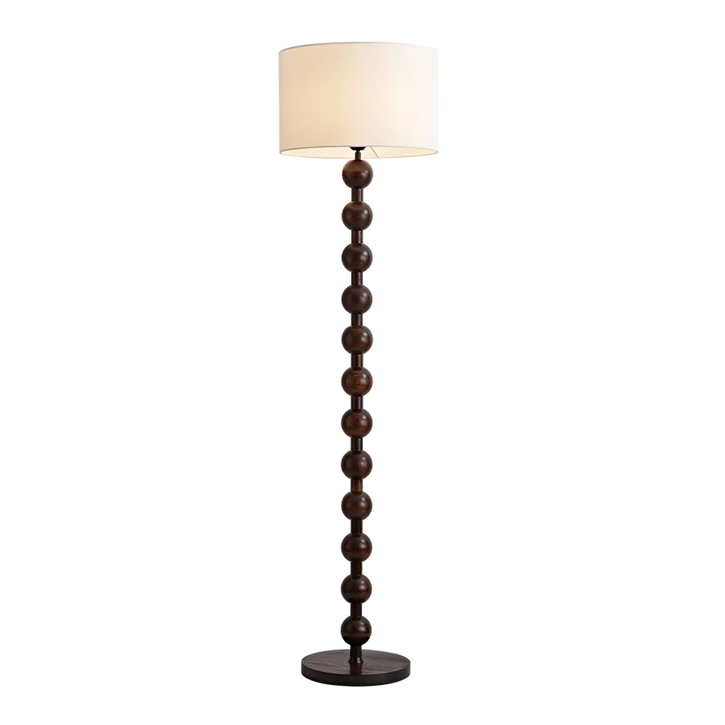 Hugo Barbell Floor Lamp - LED Indoor Lighting, Ash Wood