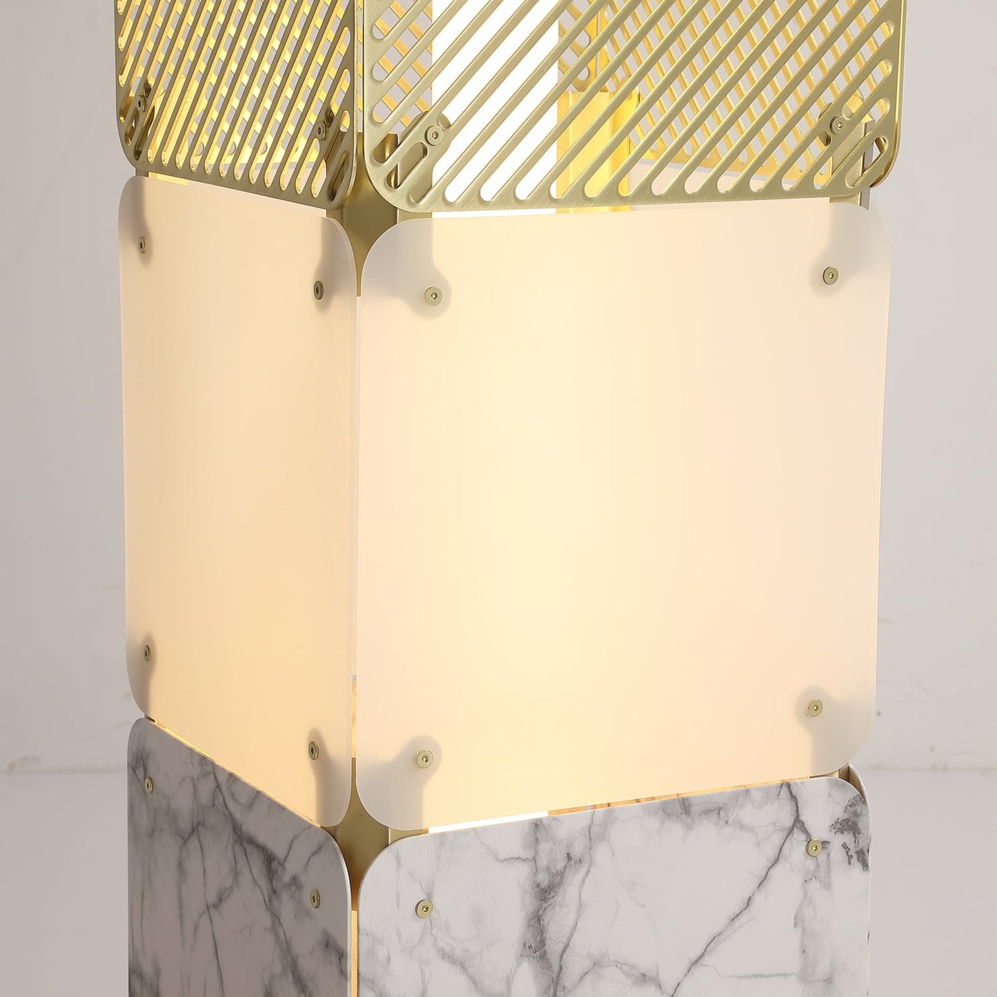 Hyperqube Floor Lamp with Adjustable LED Lighting