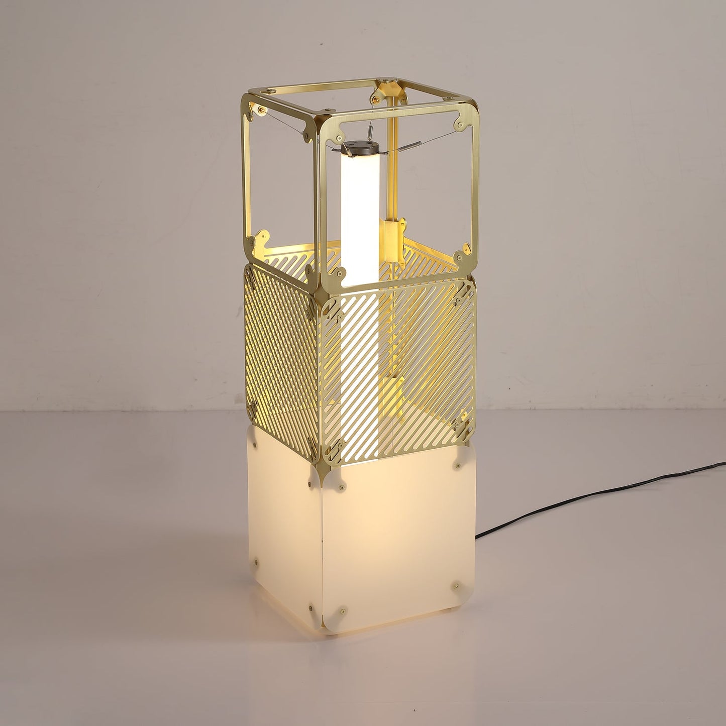 Hyperqube Floor Lamp with Adjustable LED Lighting