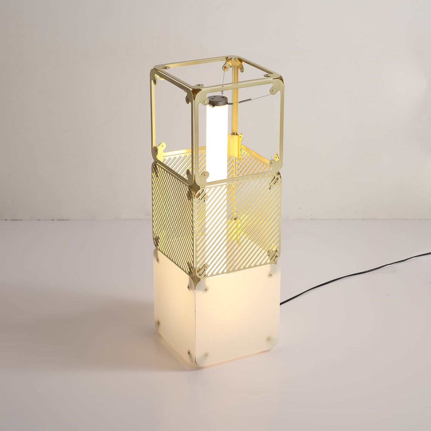 Hyperqube Floor Lamp with Adjustable LED Lighting
