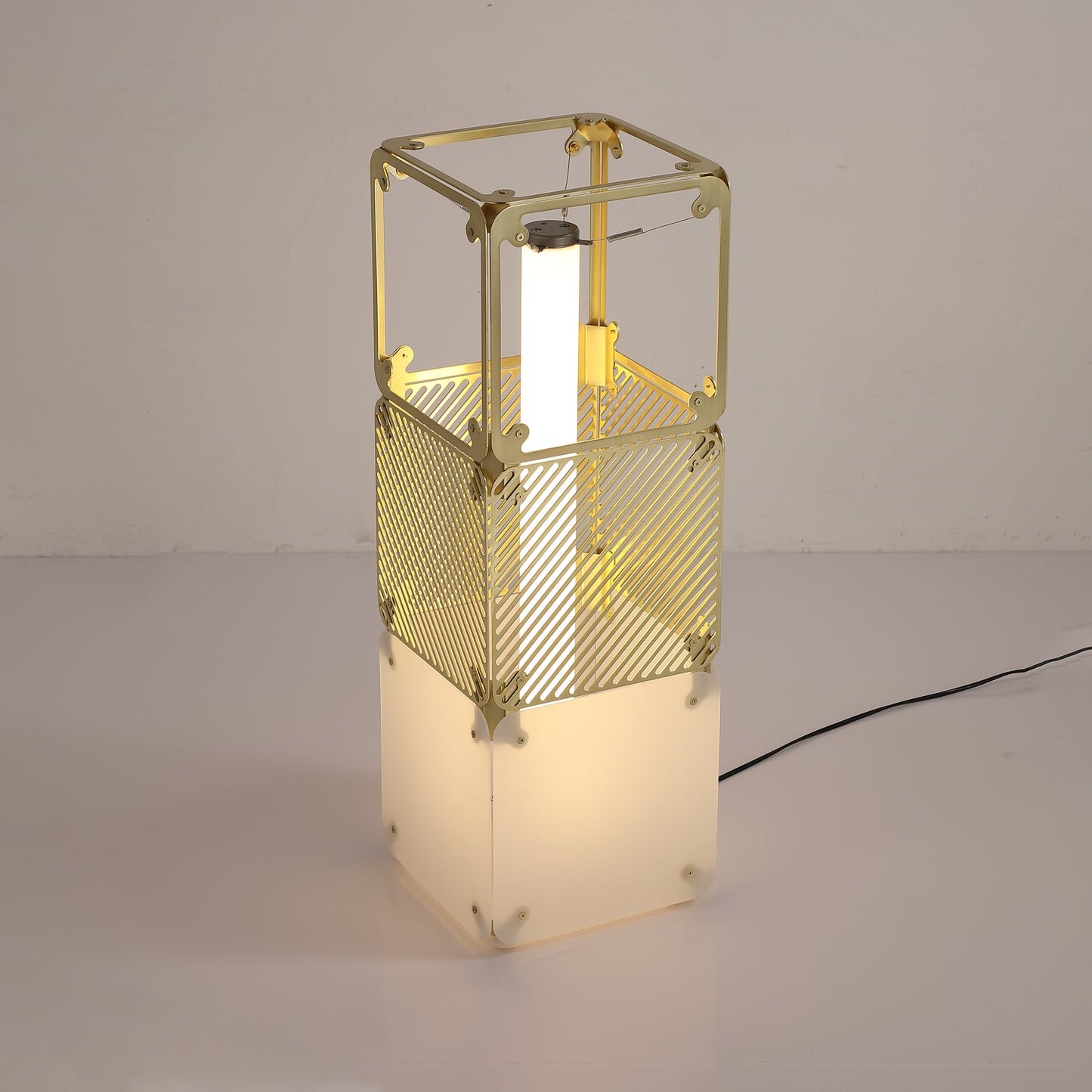 Hyperqube Floor Lamp with Adjustable LED Lighting