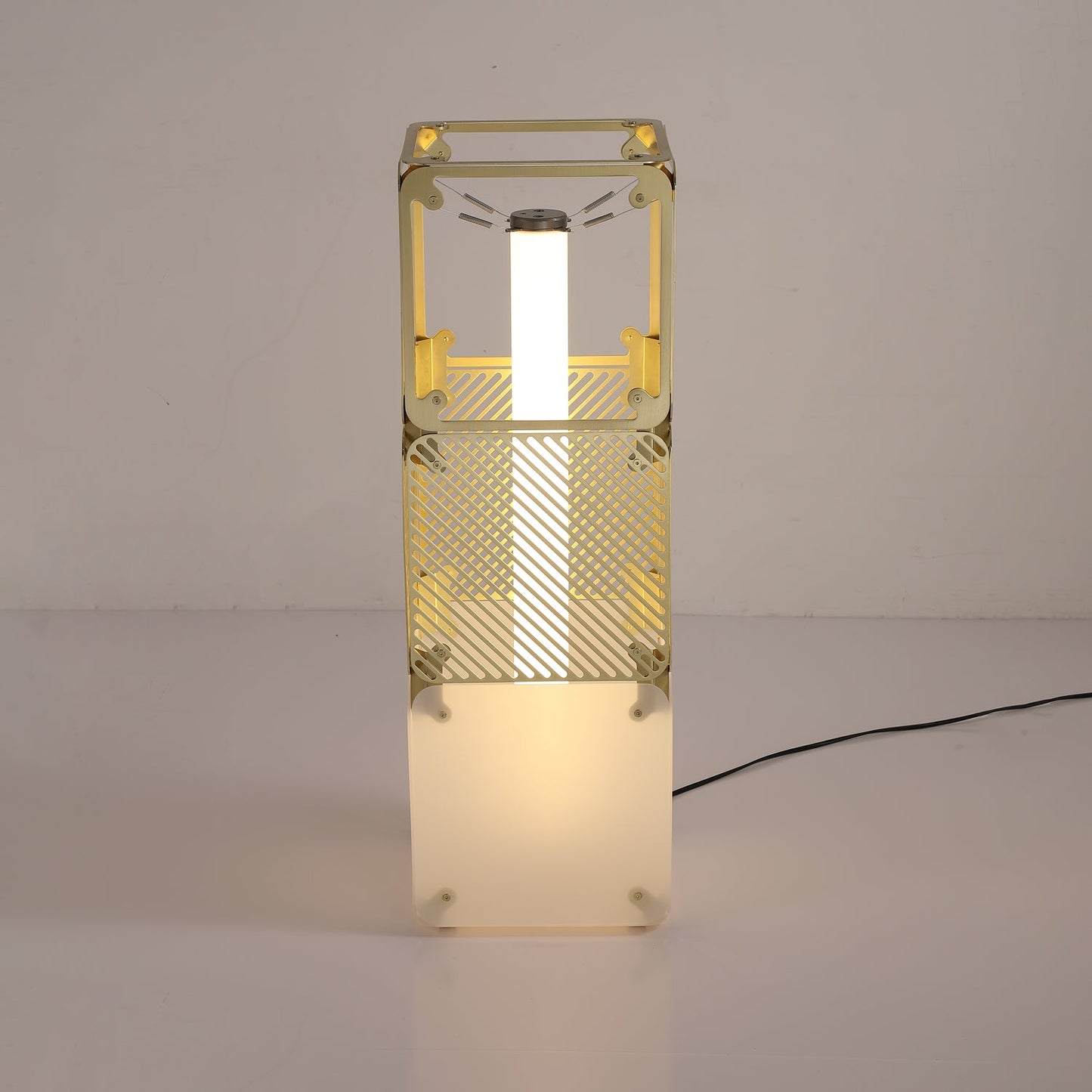 Hyperqube Floor Lamp with Adjustable LED Lighting