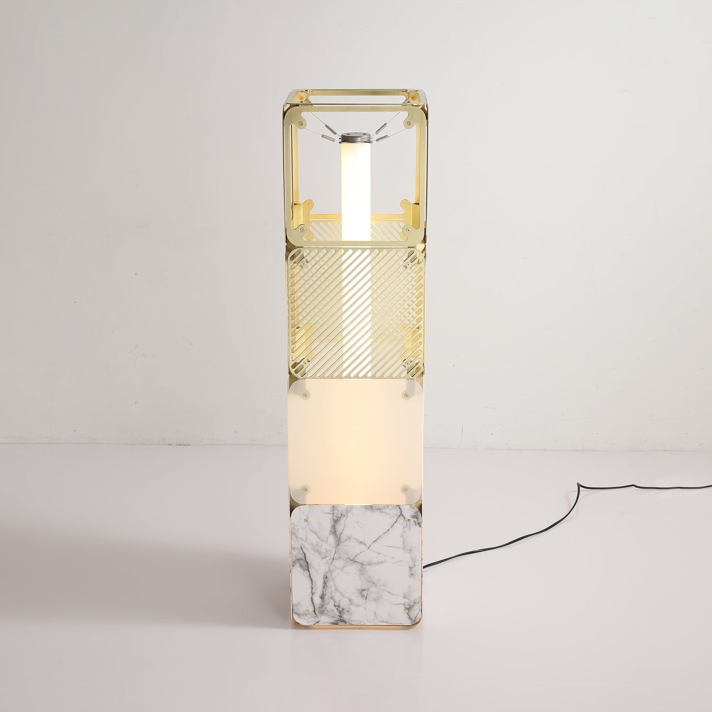Hyperqube Floor Lamp with Adjustable LED Lighting