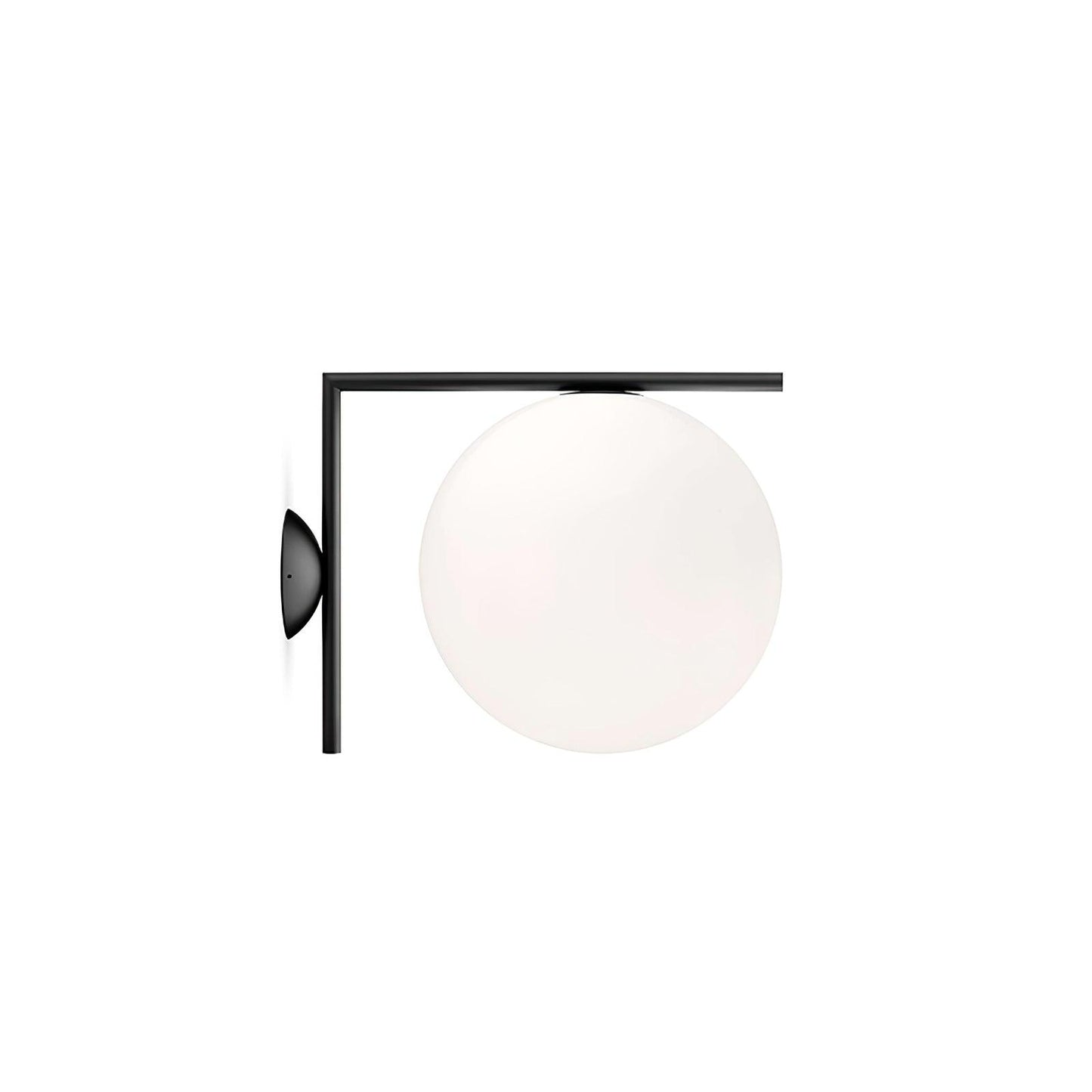 Blown Glass Opal Glass Wall Lamp - LED Metal & Glass Lighting