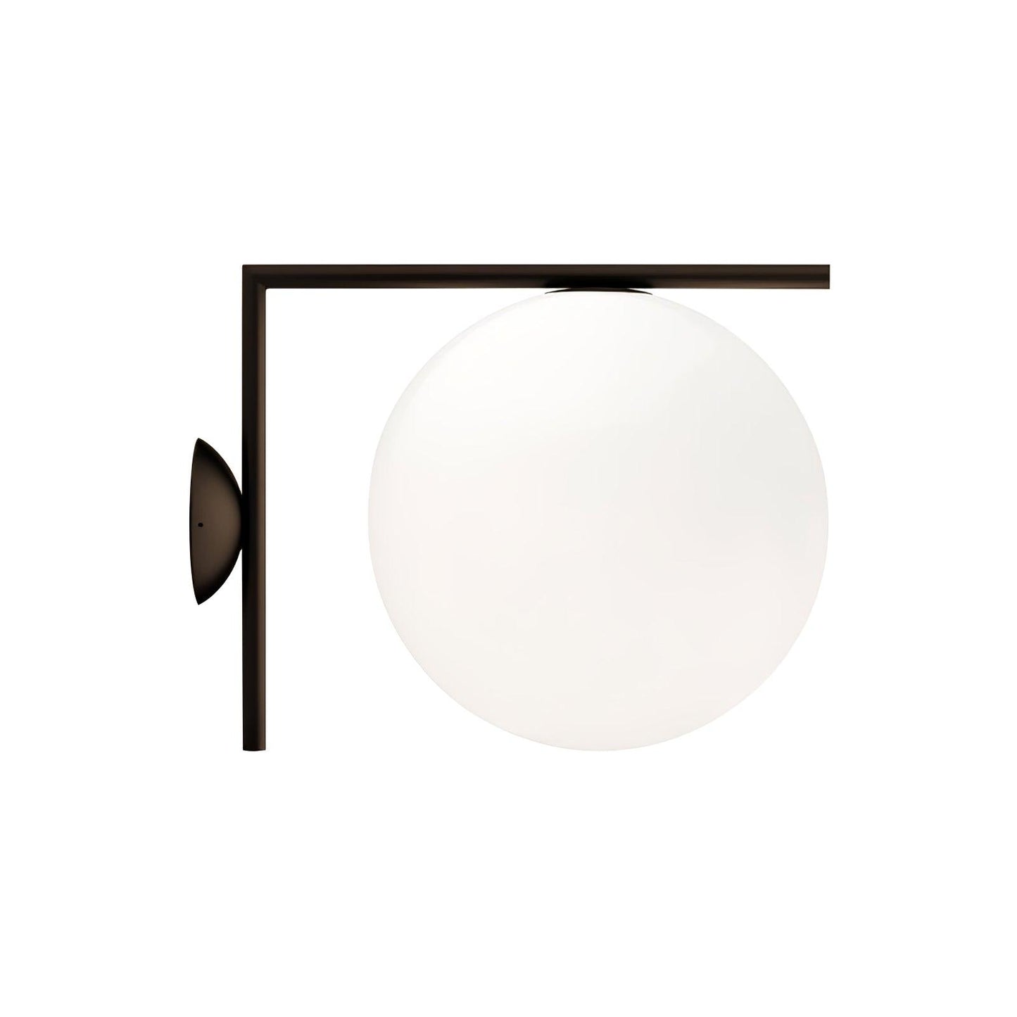 Blown Glass Opal Glass Wall Lamp - LED Metal & Glass Lighting