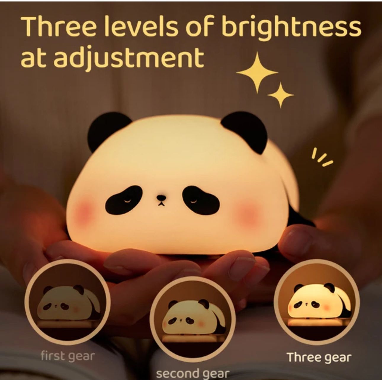 Light - Cute Panda Silicone LED Night Light for Kids