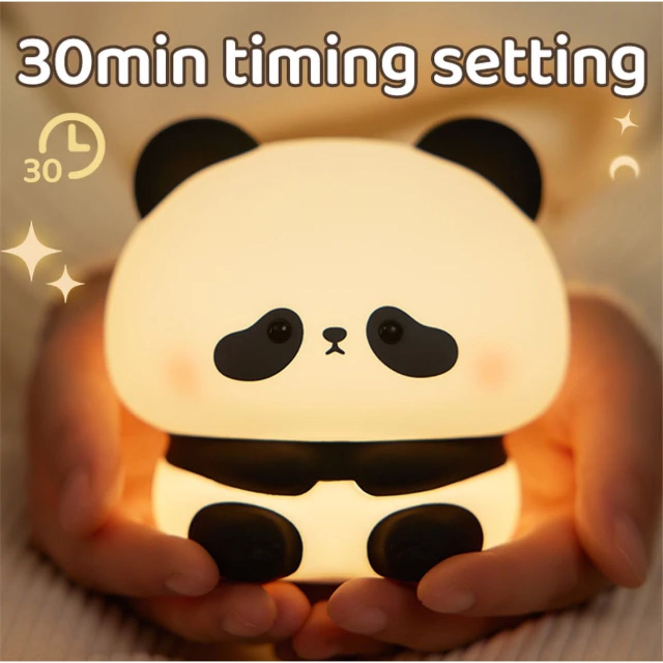 Light - Cute Panda Silicone LED Night Light for Kids