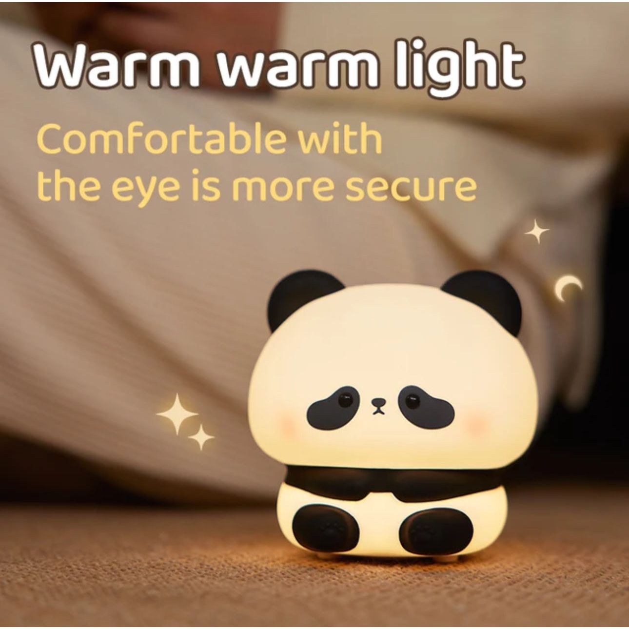 Light - Cute Panda Silicone LED Night Light for Kids