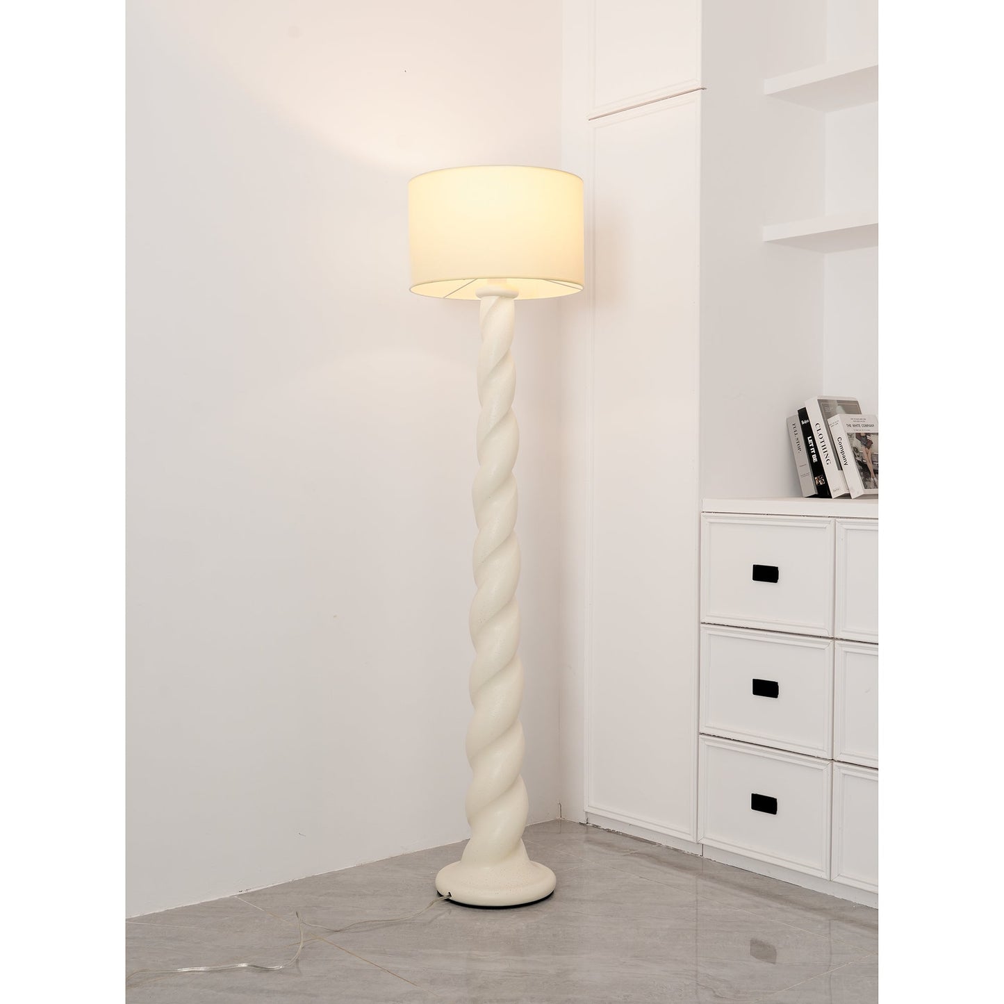Yisi North Tower Floor Lamp with LED Shade - Indoor Lighting