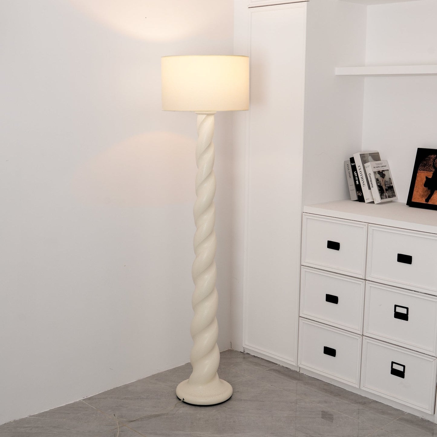 Yisi North Tower Floor Lamp with LED Shade - Indoor Lighting