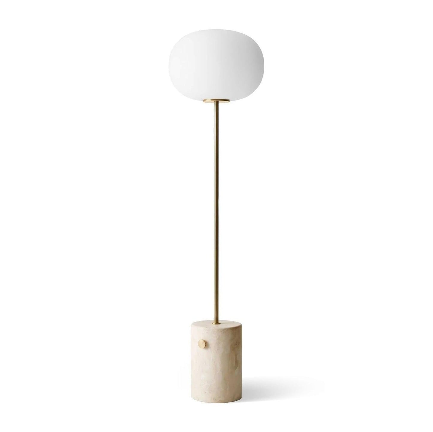 Jwda Floor Lamp with Marble Base and LED Light, Indoor