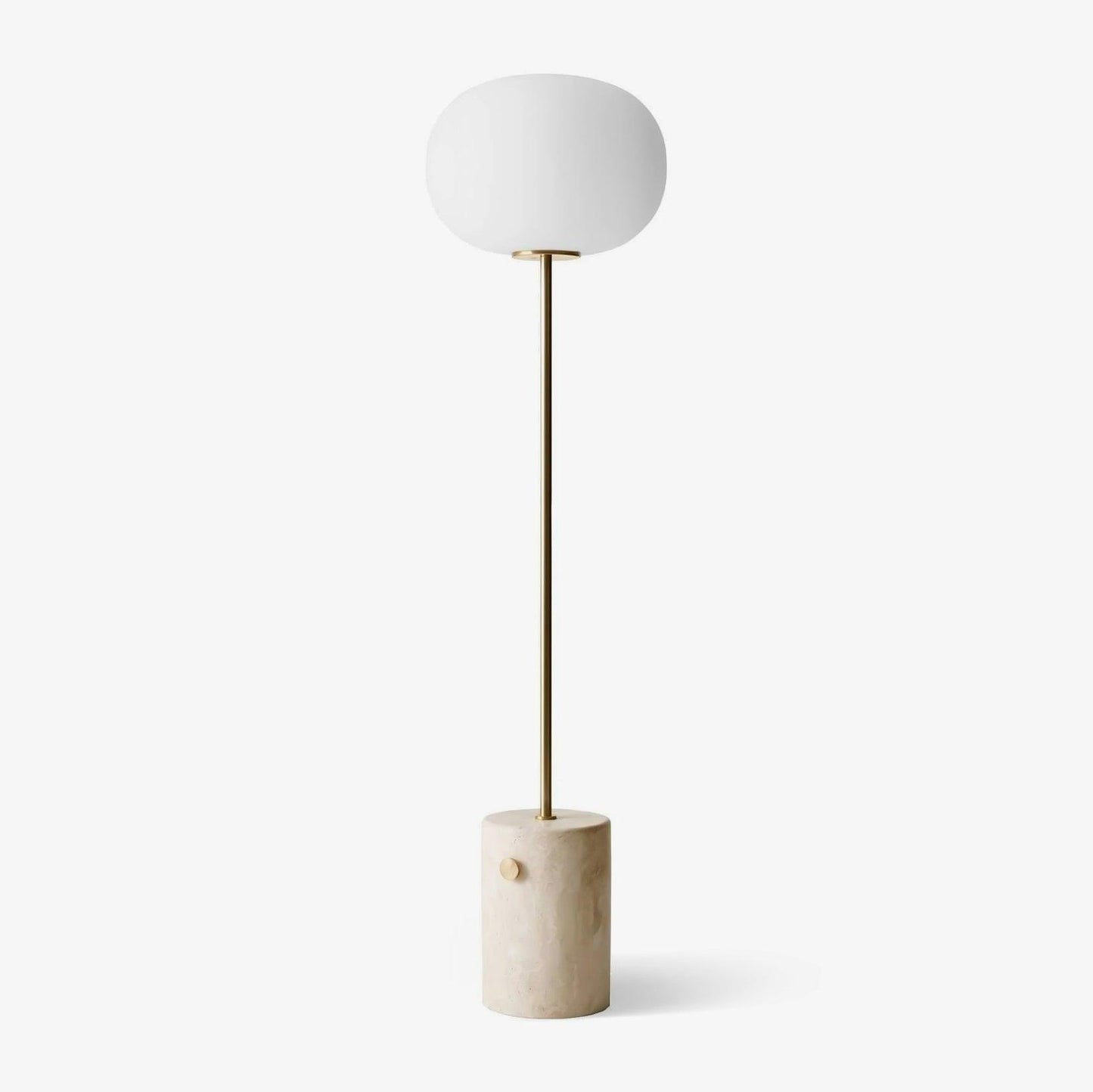 Jwda Floor Lamp with Marble Base and LED Light, Indoor