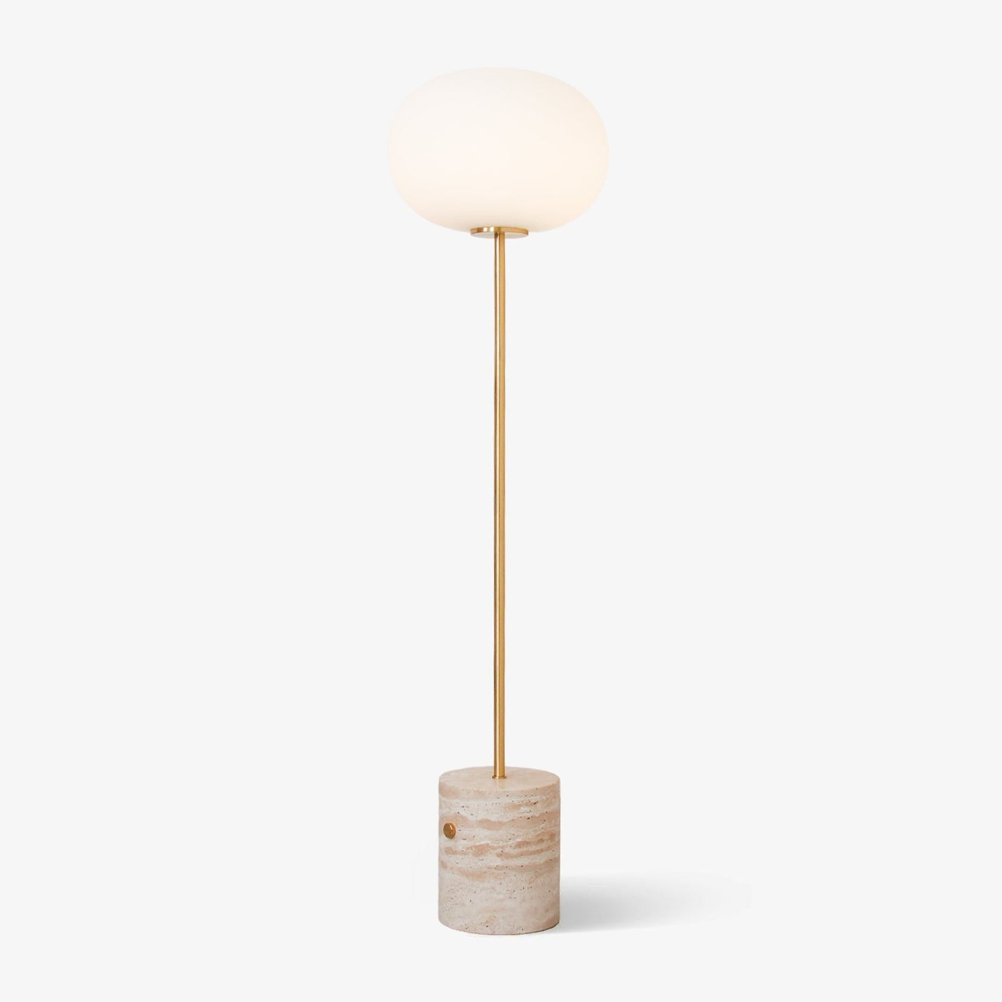 Jwda Floor Lamp with Marble Base and LED Light, Indoor