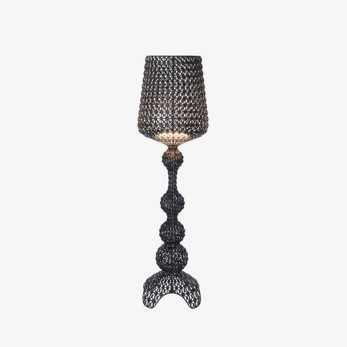 Kabuki Floor Lamp with LED Light - Acrylic, Dimmable, Indoor