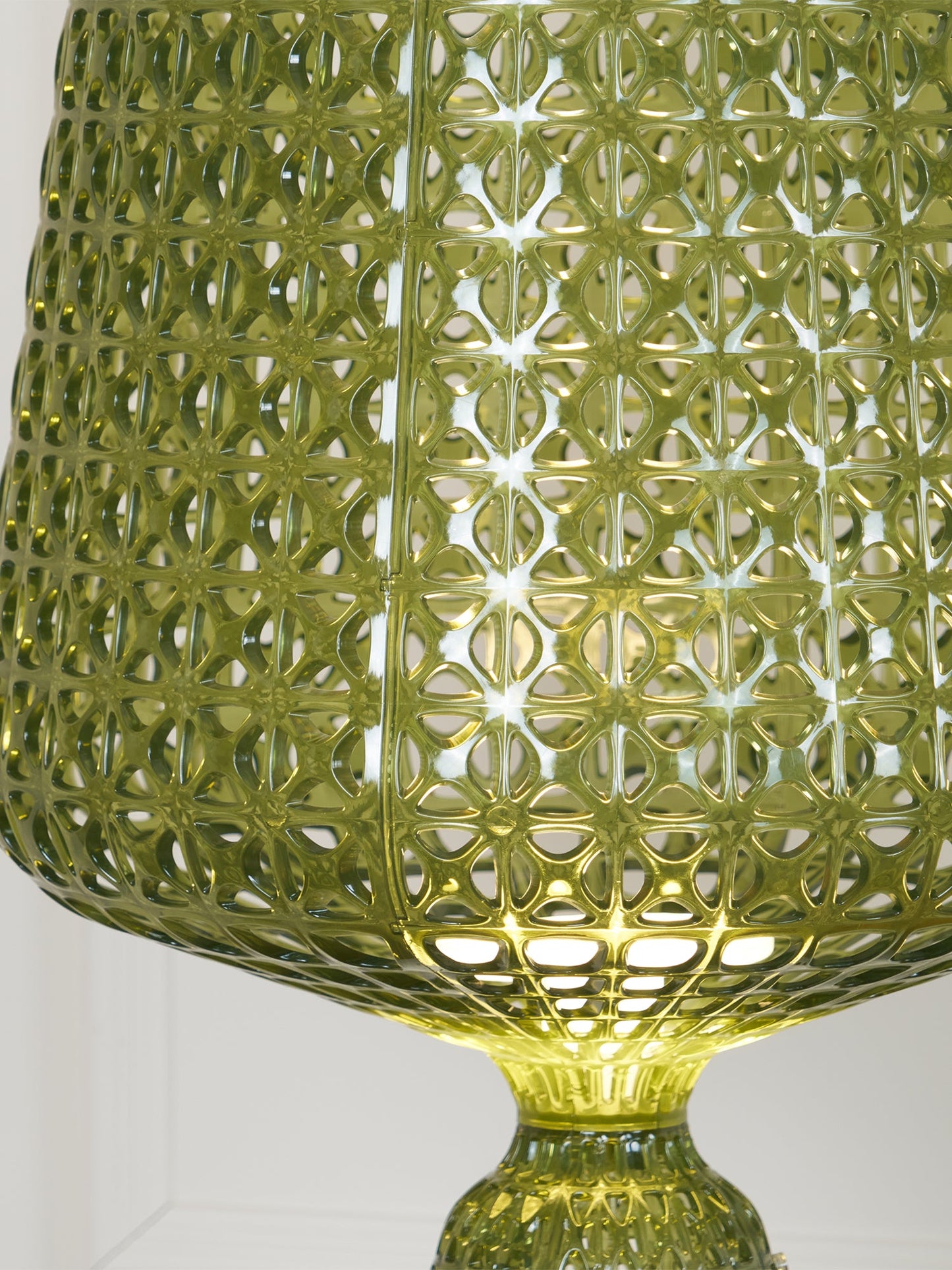 Kabuki Floor Lamp with LED Light - Acrylic, Dimmable, Indoor