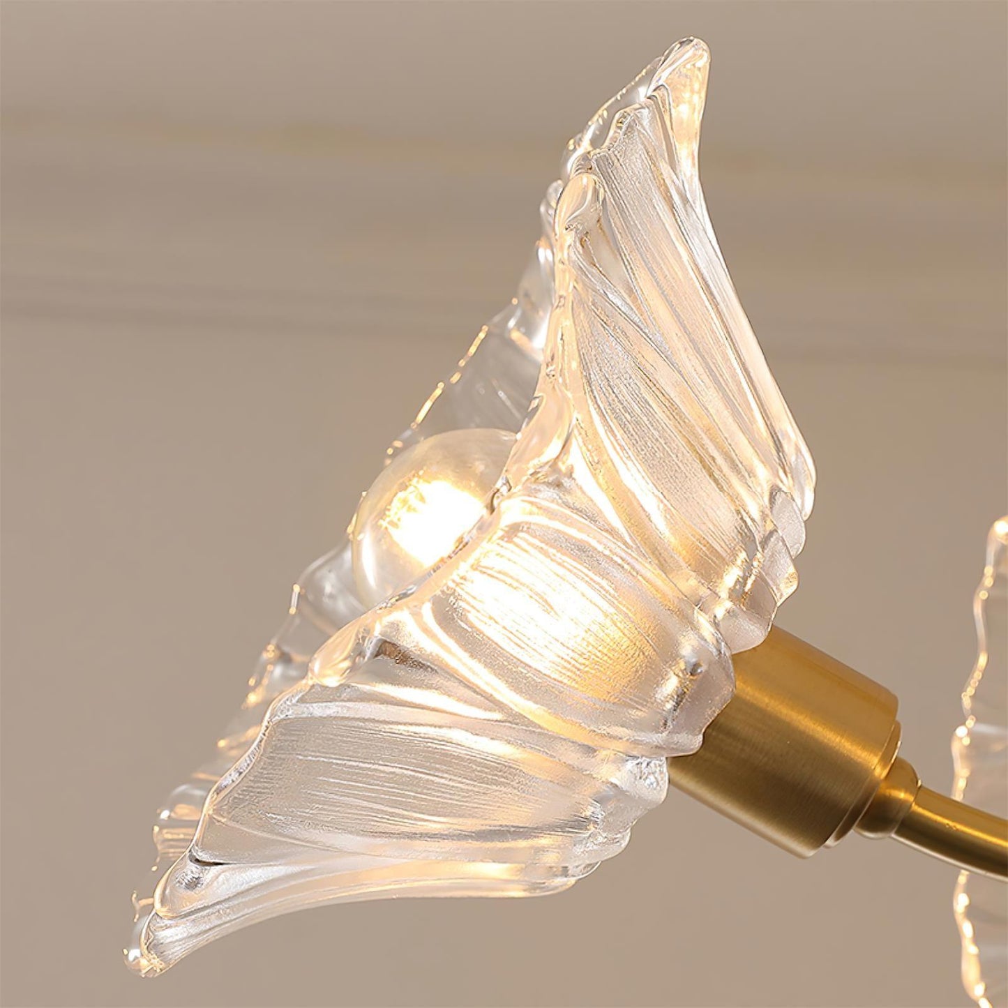 Kalin Flower Glass Chandelier - Elegant LED Pendant Light