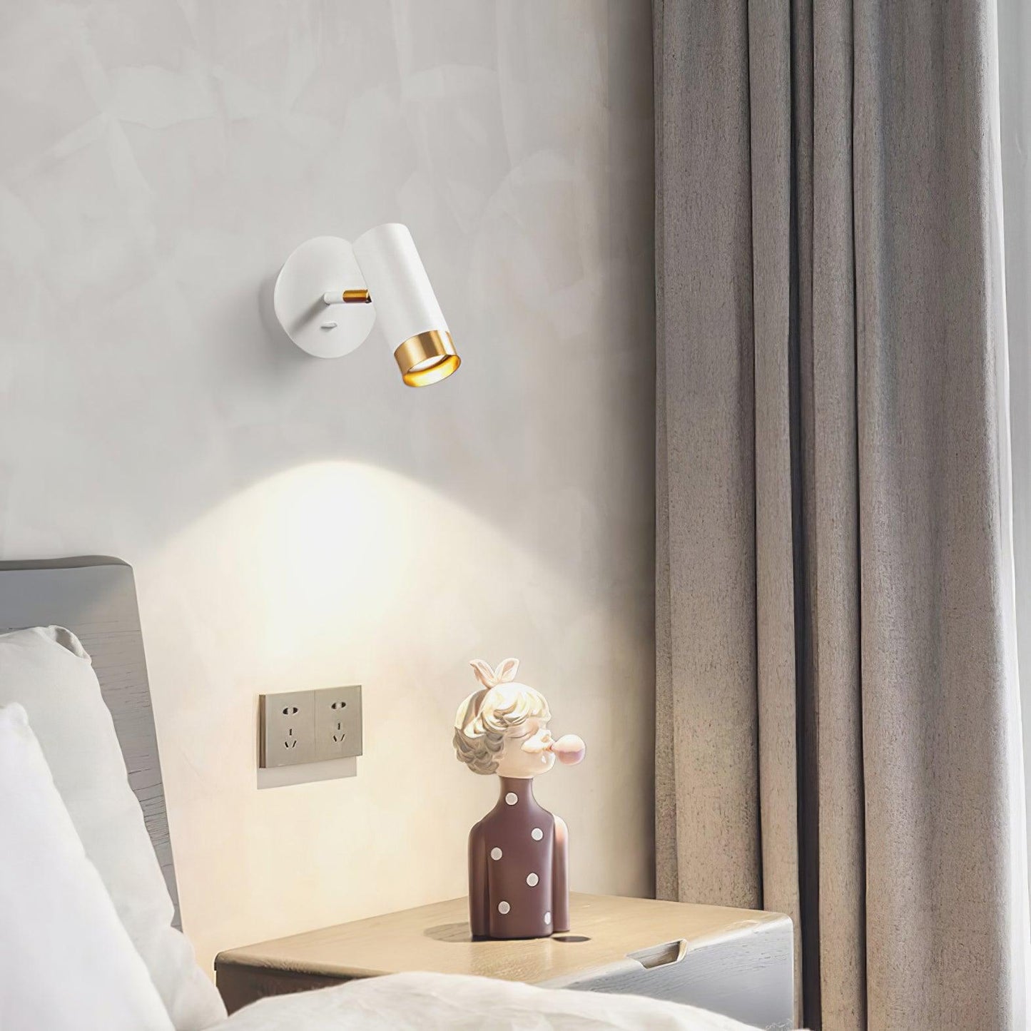 Karpo Wall Lamp LED Adjustable Indoor Lighting Set of 2