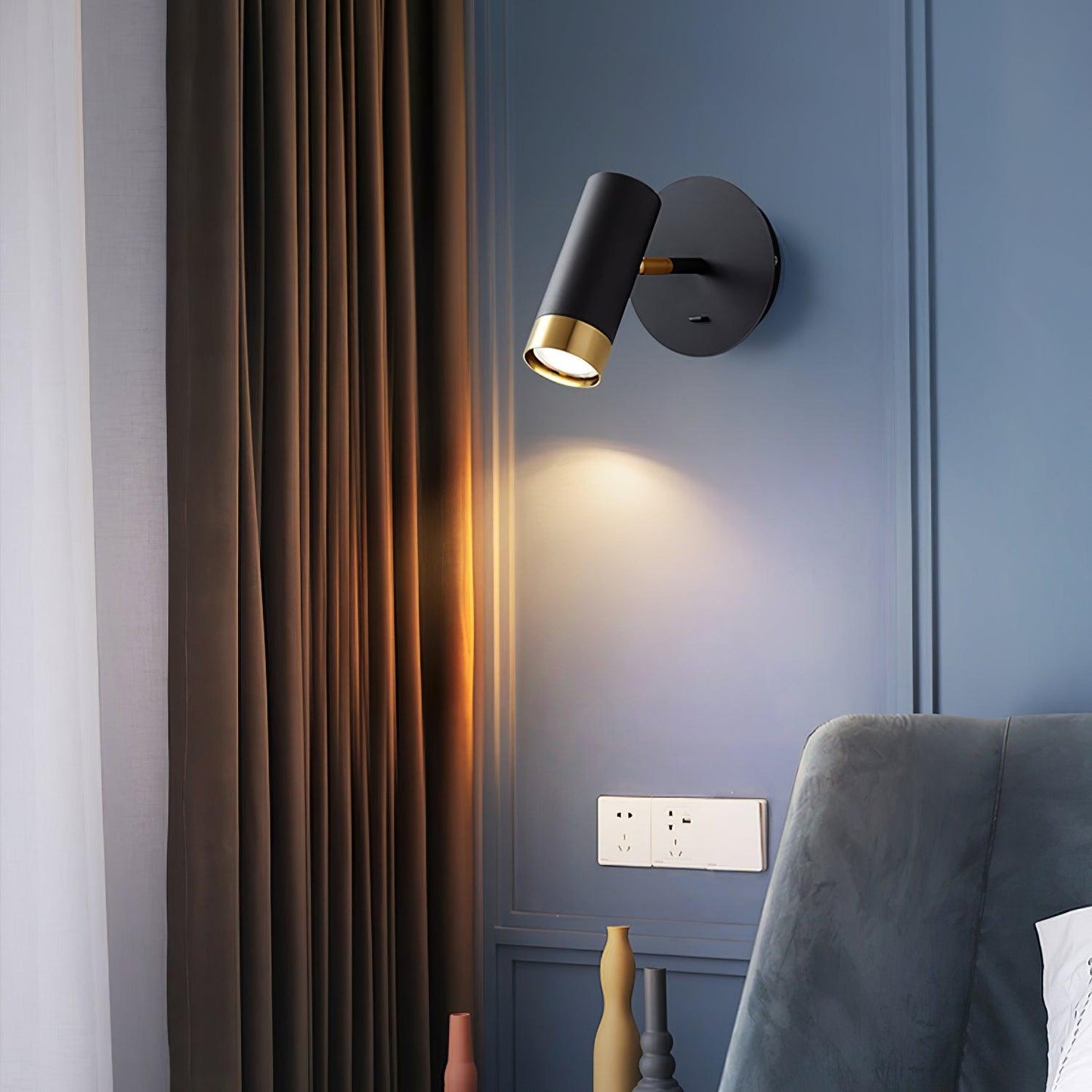 Karpo Wall Lamp LED Adjustable Indoor Lighting Set of 2