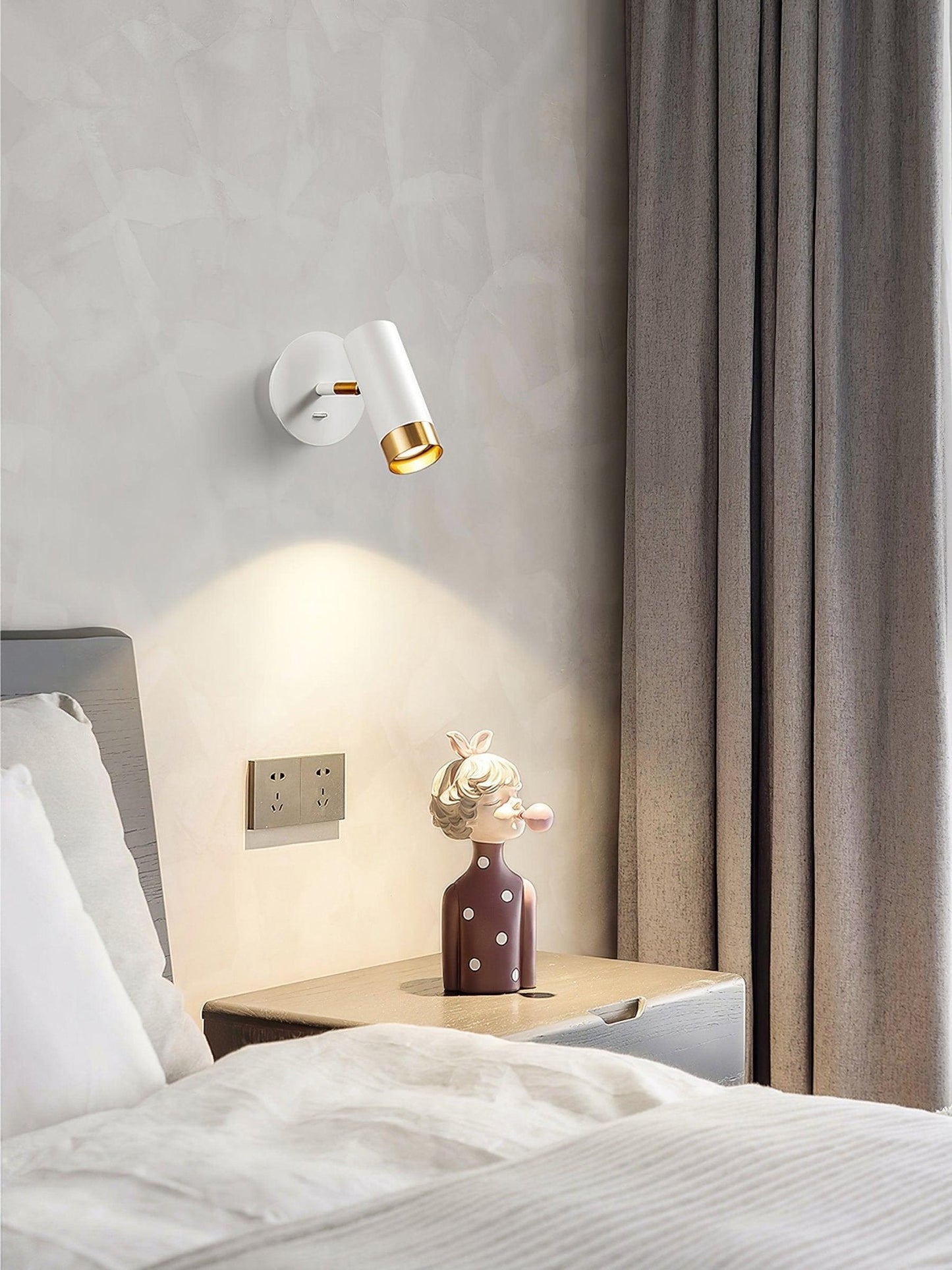 Karpo Wall Lamp LED Adjustable Indoor Lighting Set of 2