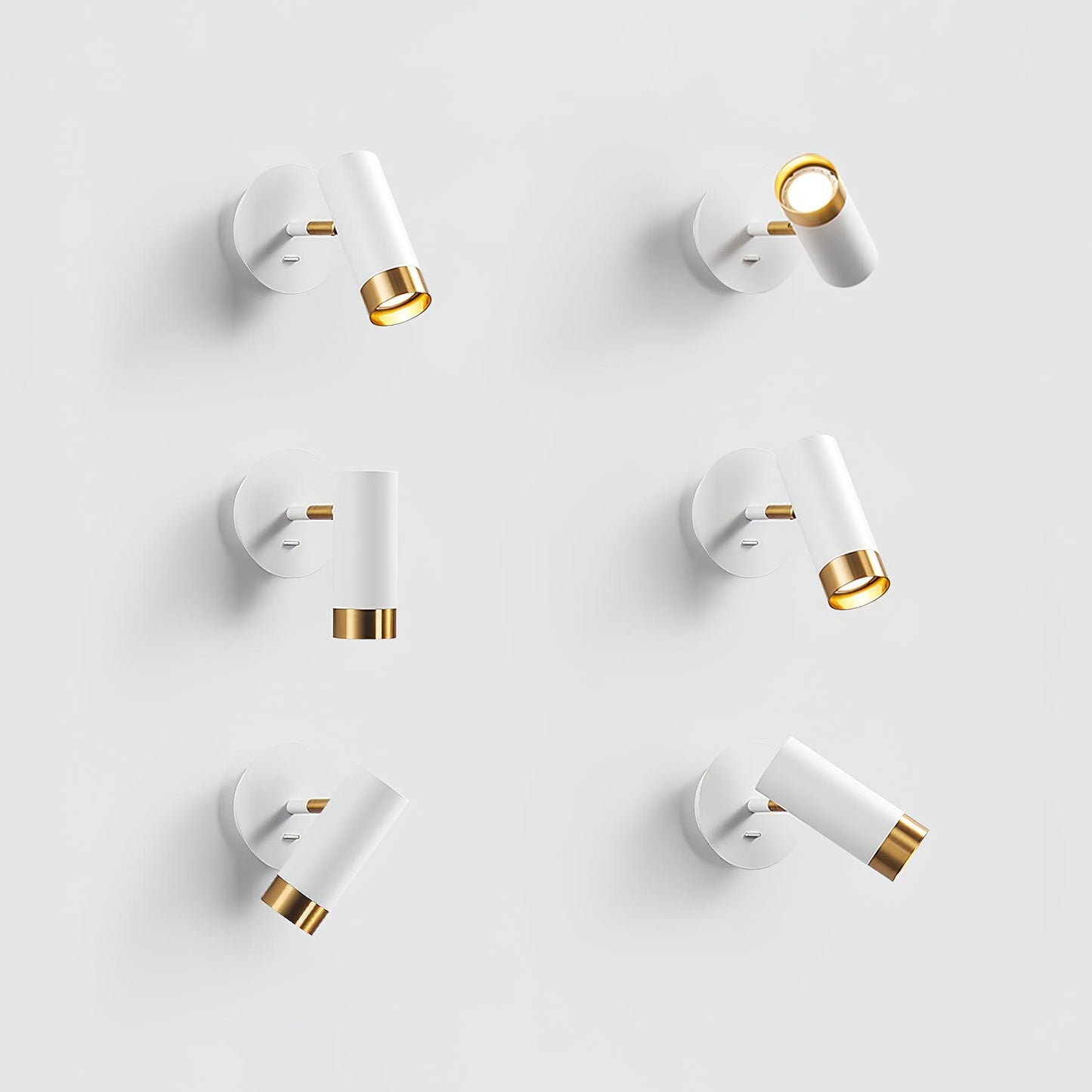 Karpo Wall Lamp LED Adjustable Indoor Lighting Set of 2