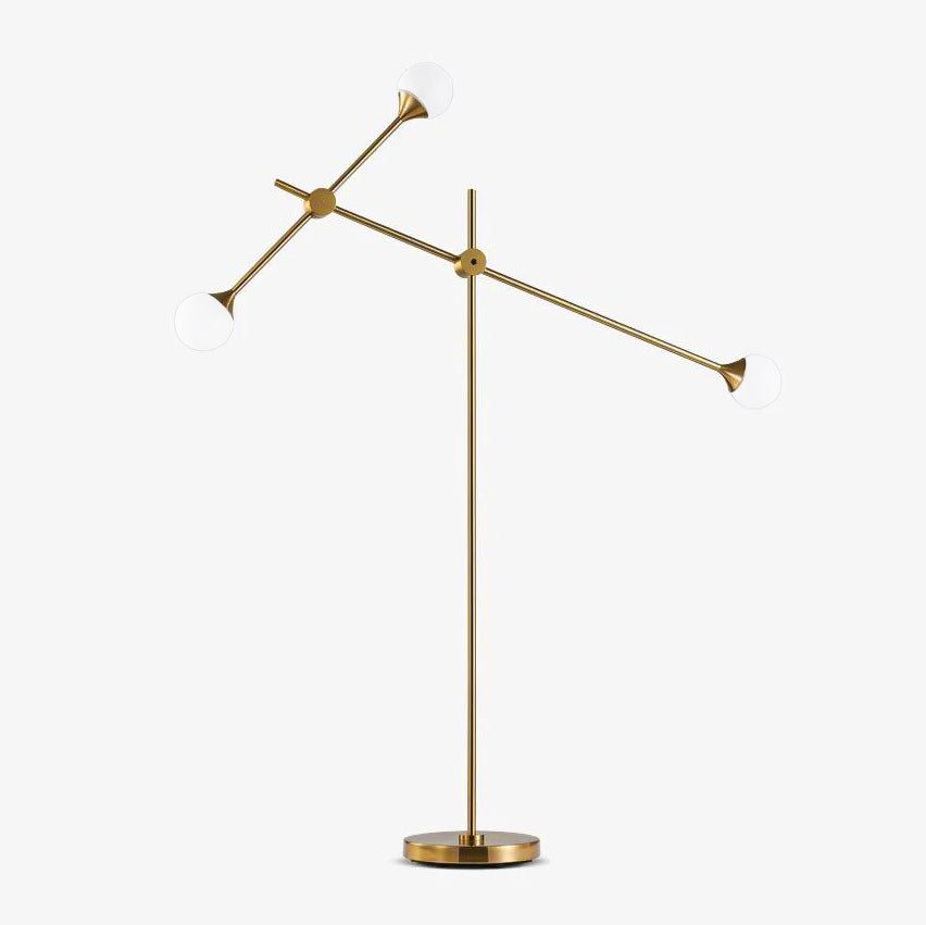 Kemi Floor Lamp Mid-Century LED with Marble Base
