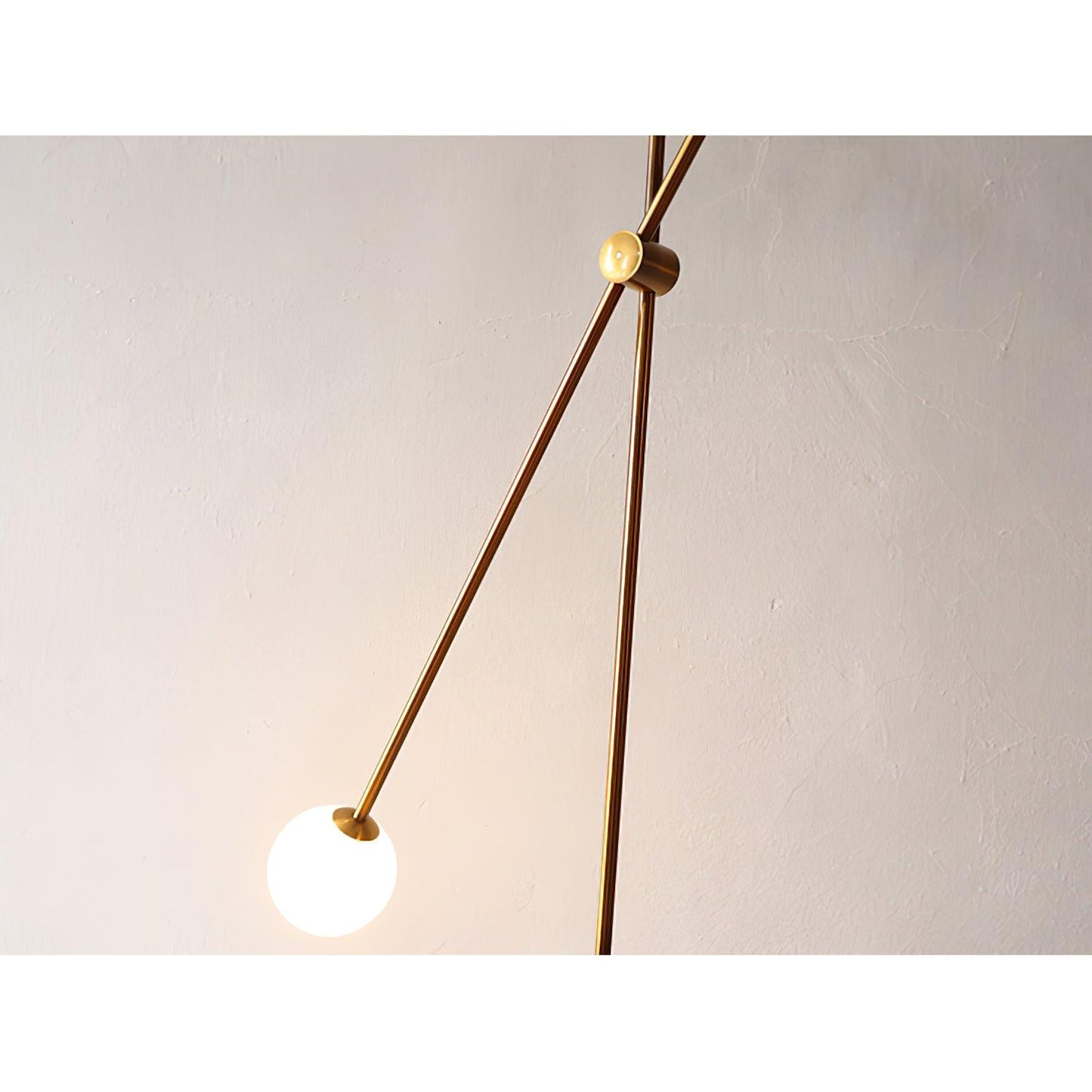 Kemi Floor Lamp Mid-Century LED with Marble Base