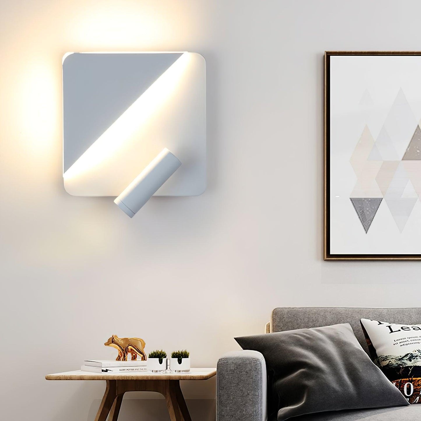 Kneeland Rotatable Wall Lamp with Integrated LED Light