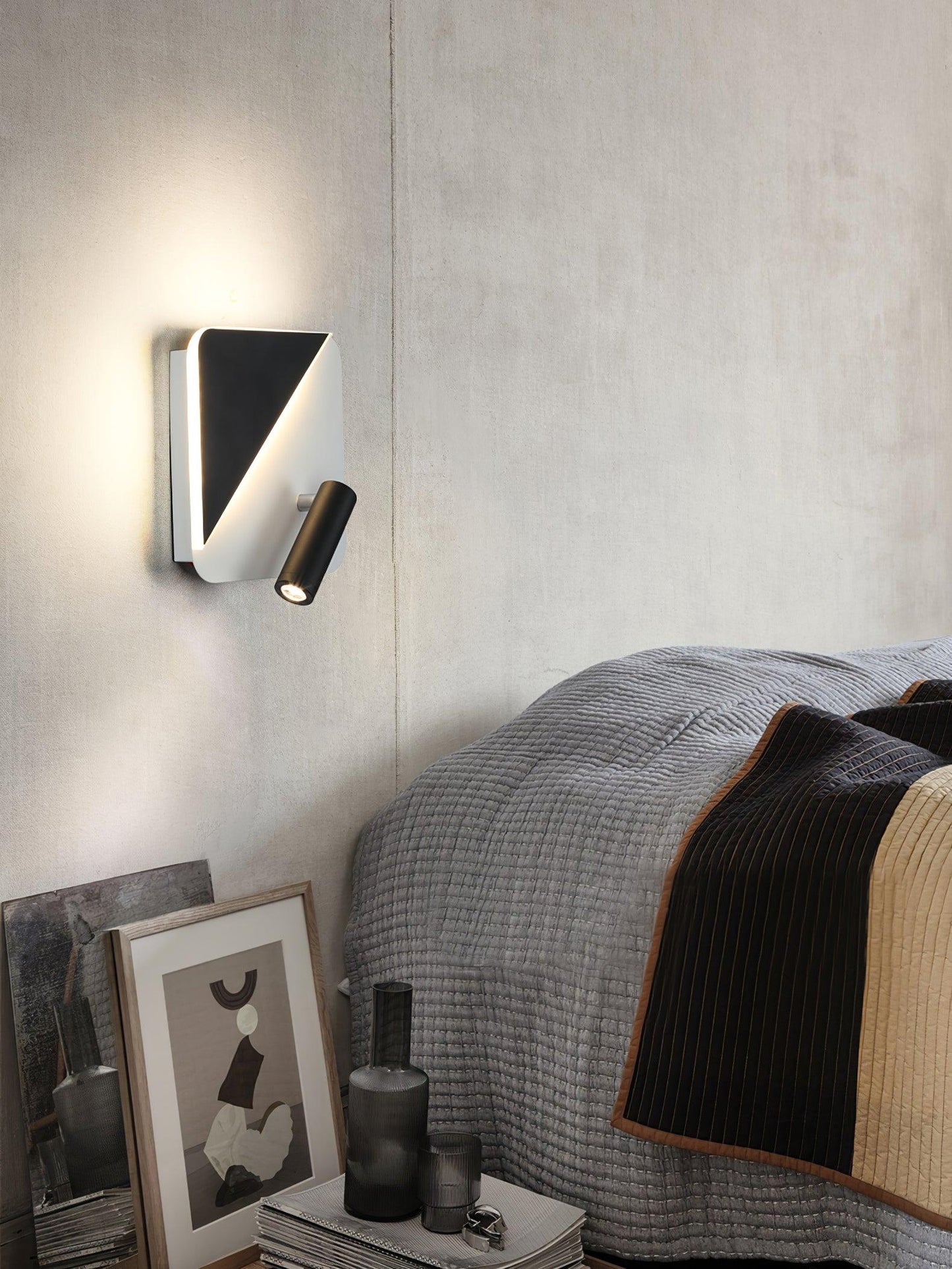 Kneeland Rotatable Wall Lamp with Integrated LED Light