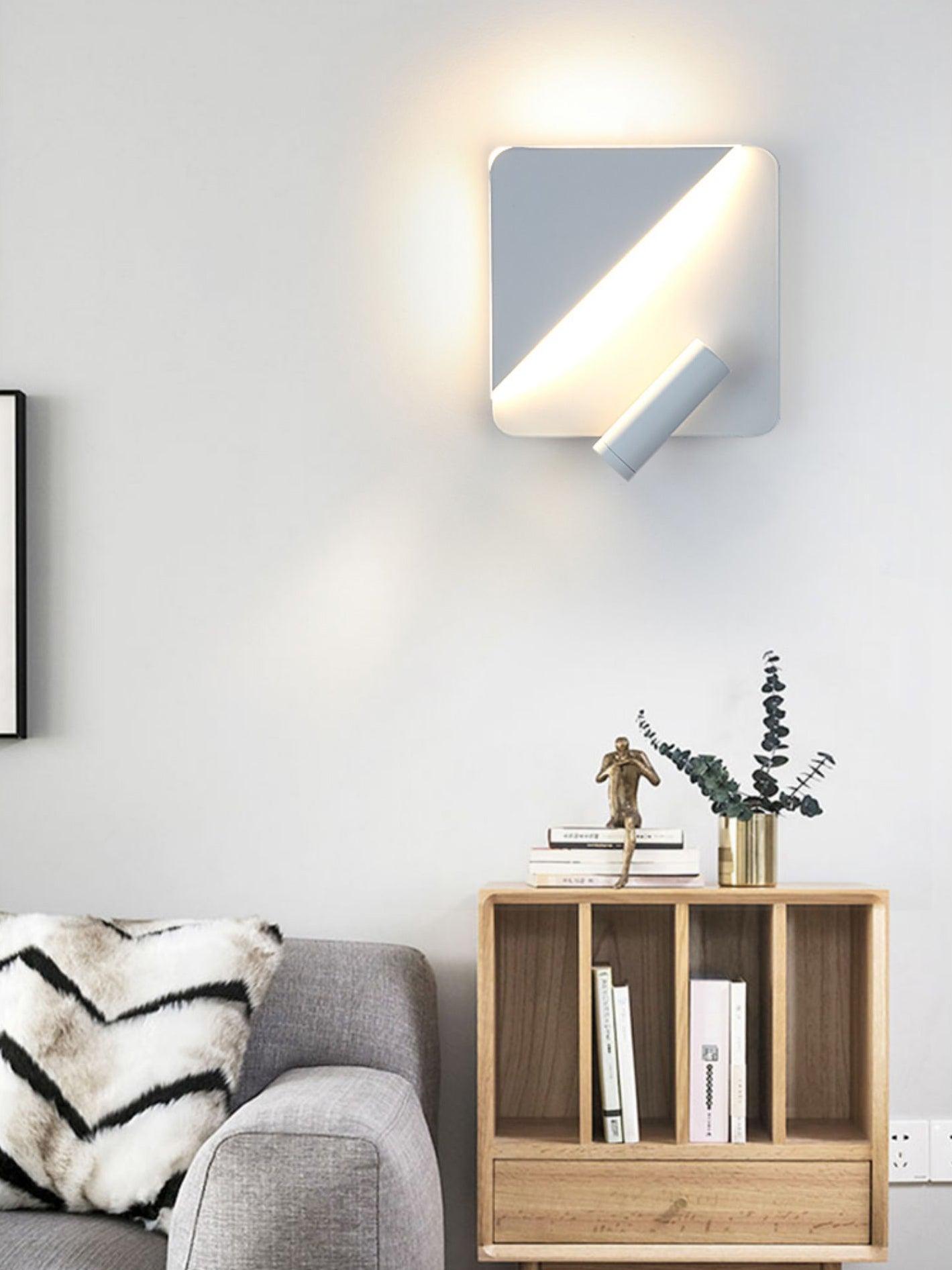 Kneeland Rotatable Wall Lamp with Integrated LED Light