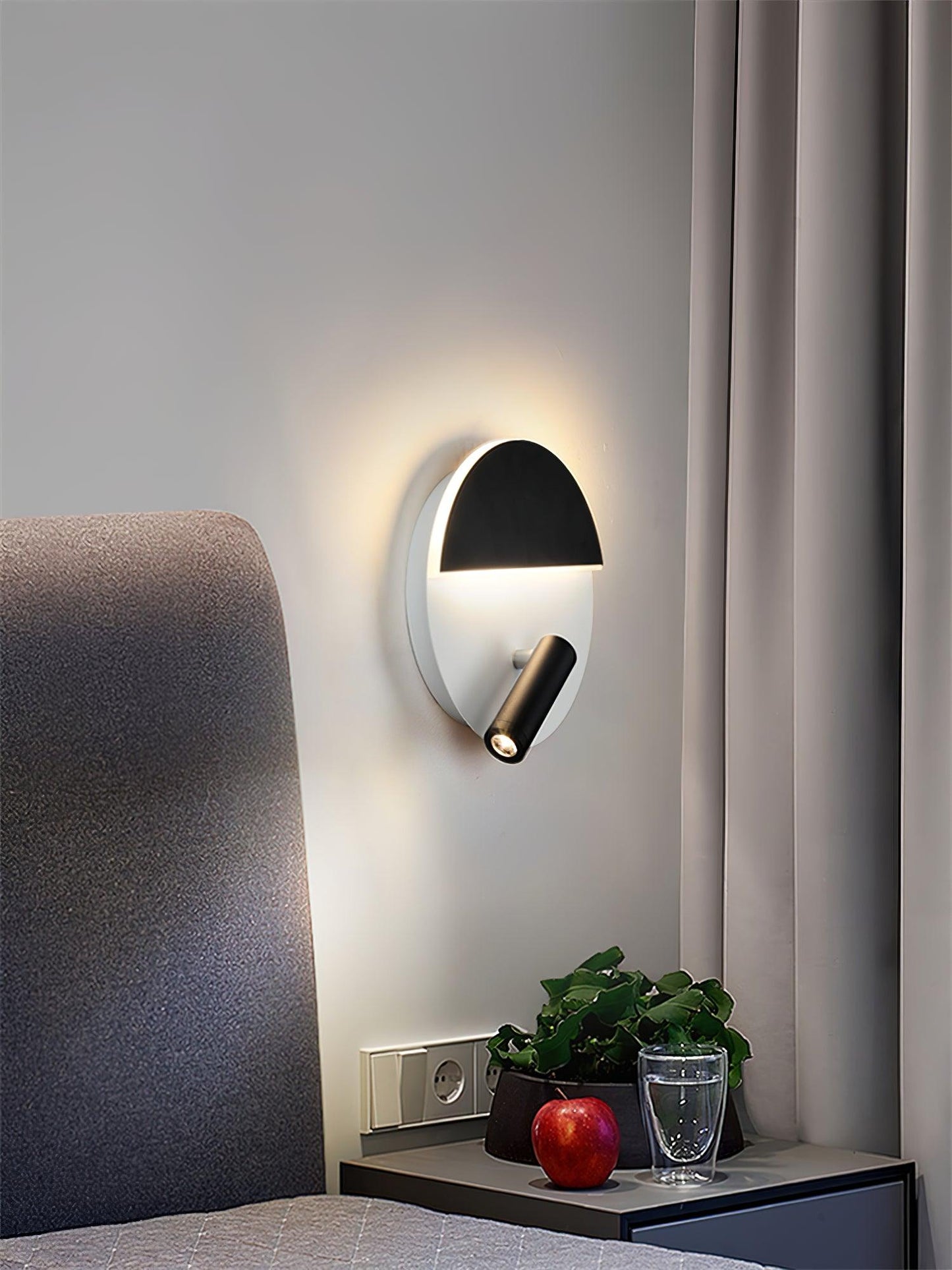 Kneeland Rotatable Wall Lamp with Integrated LED Light