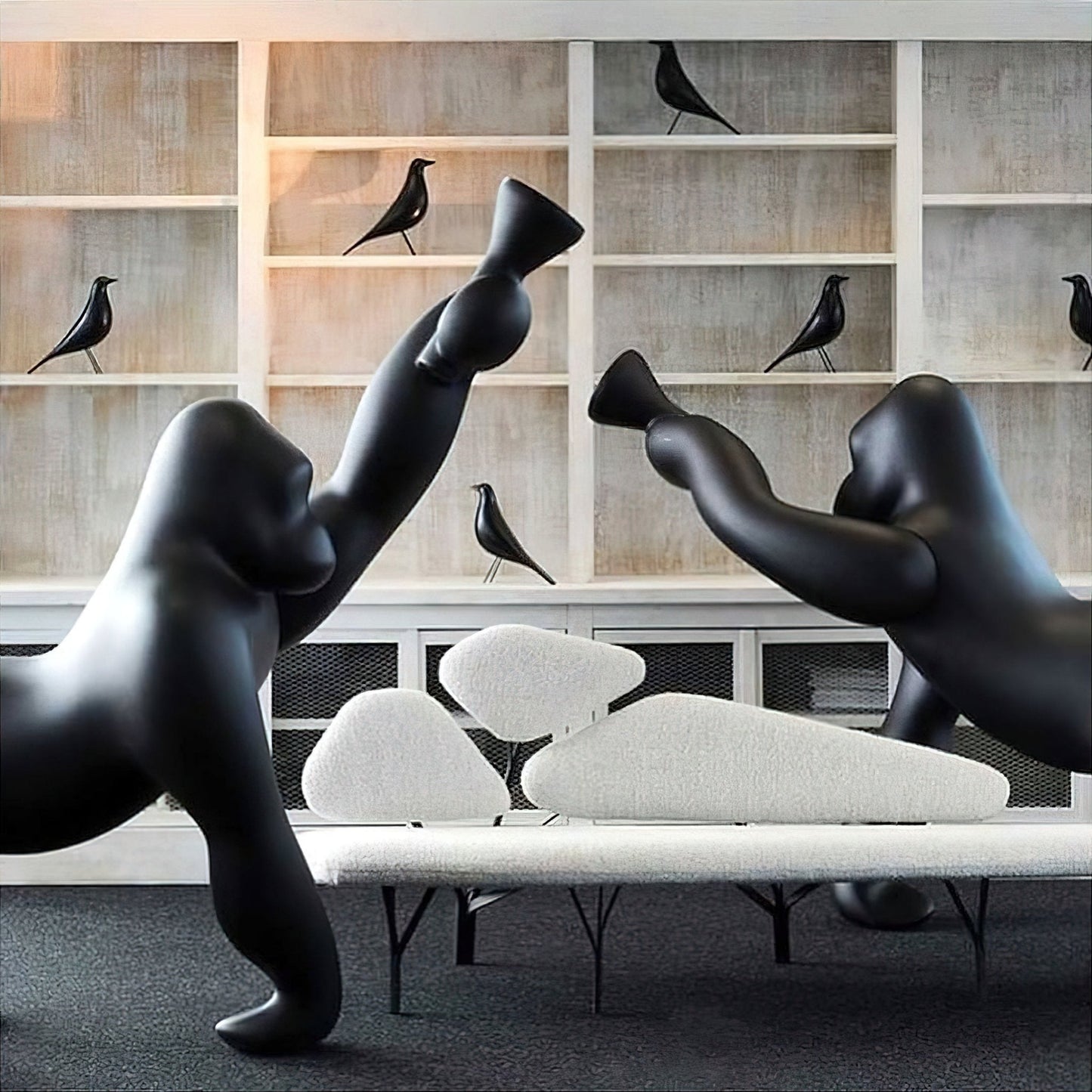 Kong Floor Lamp with Adjustable Arm - Modern LED Lighting