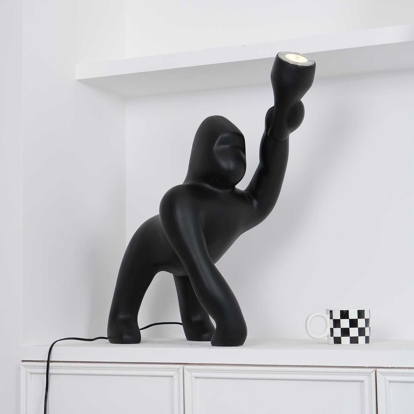 Kong Floor Lamp with Adjustable Arm - Modern LED Lighting