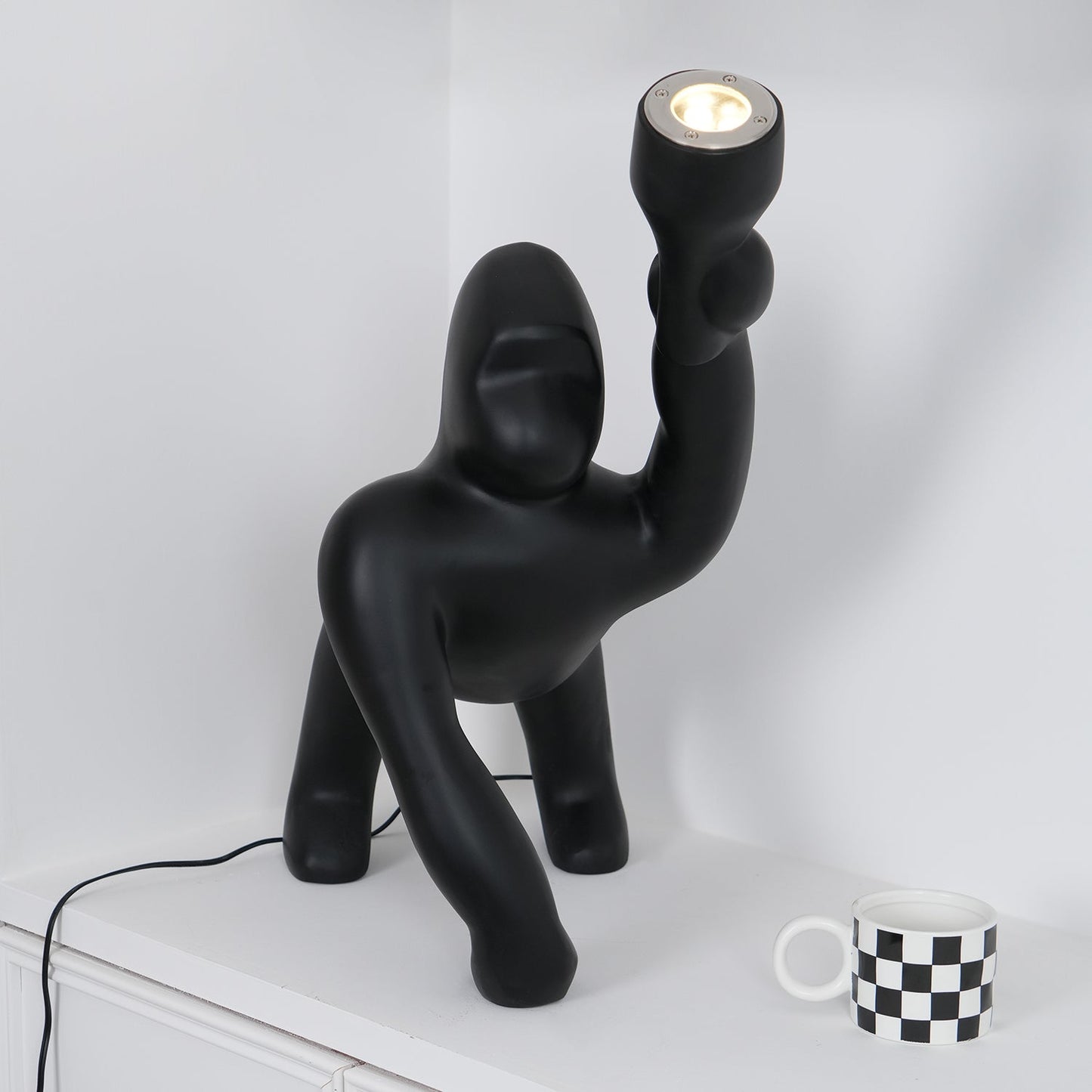 Kong Floor Lamp with Adjustable Arm - Modern LED Lighting