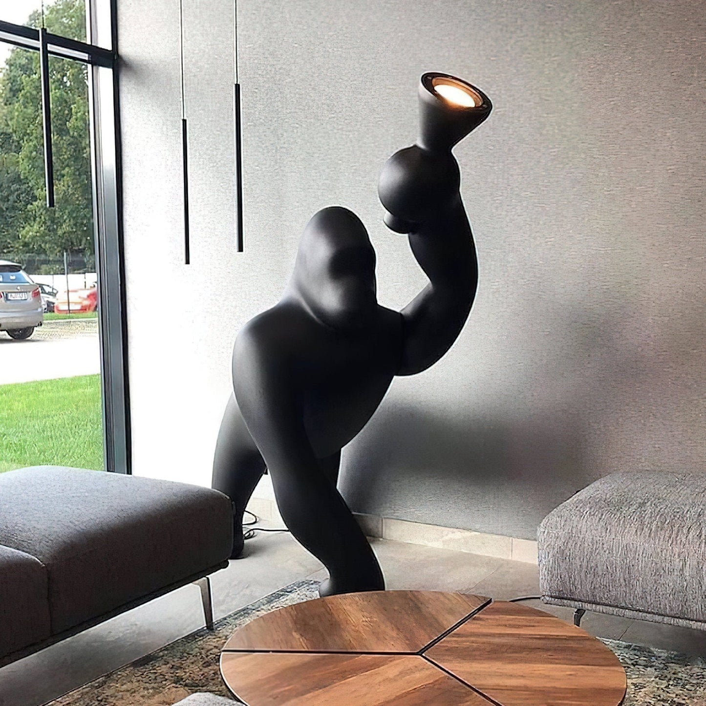 Kong Floor Lamp with Adjustable Arm - Modern LED Lighting