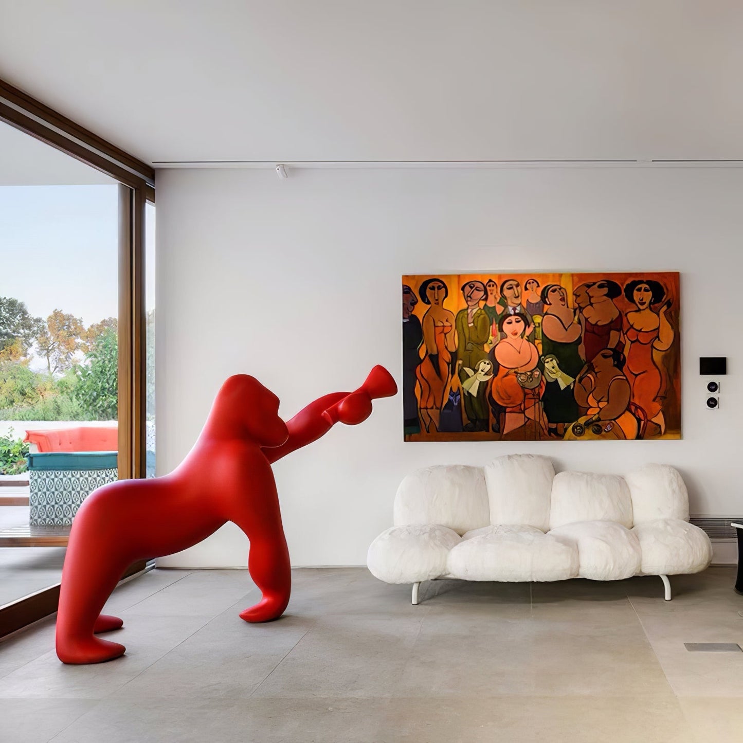 Kong Floor Lamp with Adjustable Arm - Modern LED Lighting