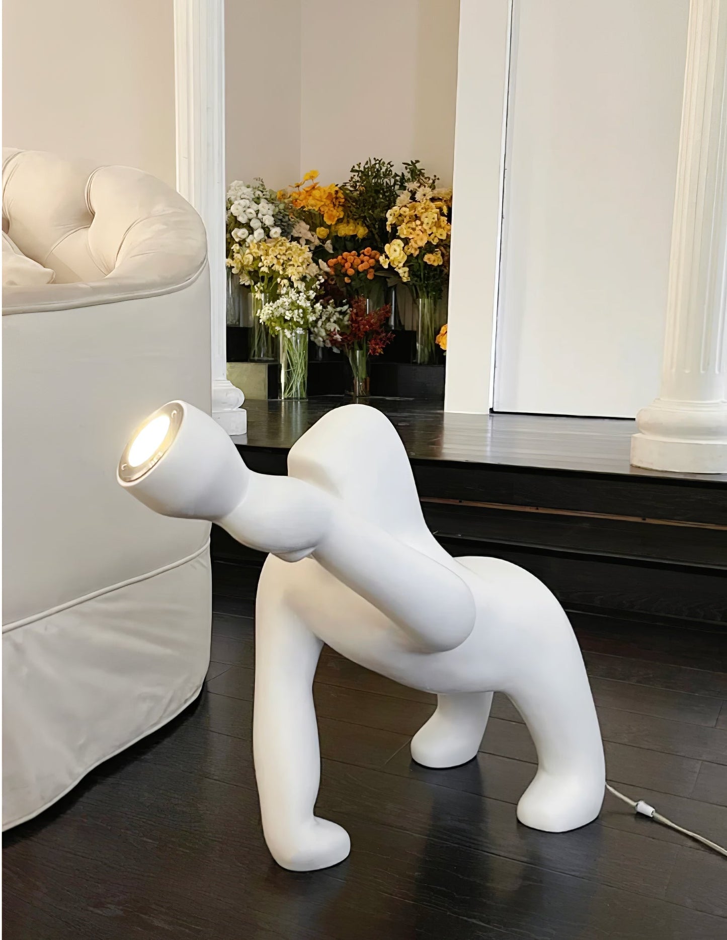 Kong Floor Lamp with Adjustable Arm - Modern LED Lighting