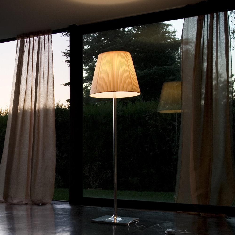 Chrome Prism Floor Lamp - LED Indoor Lighting 160cm