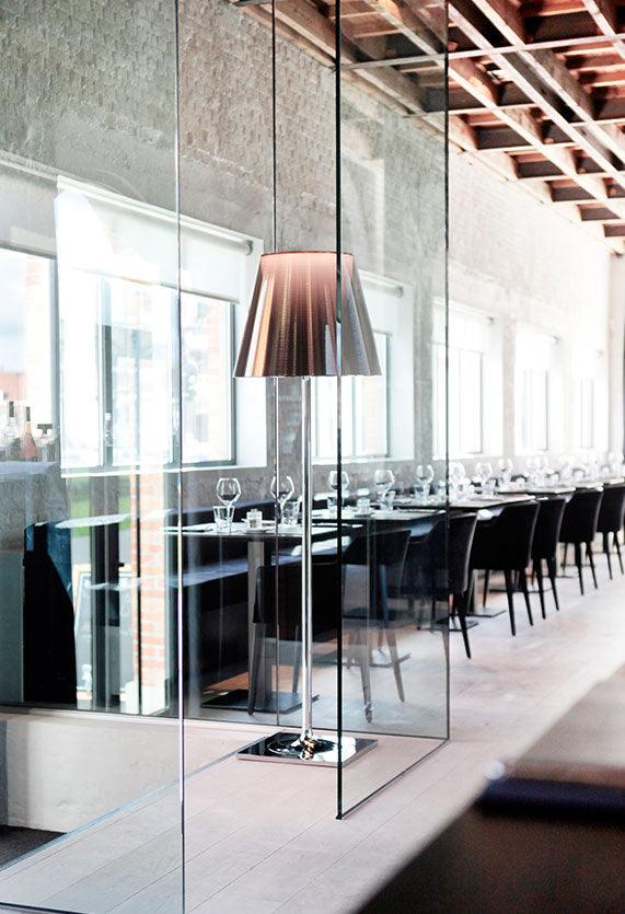Chrome Prism Floor Lamp - LED Indoor Lighting 160cm