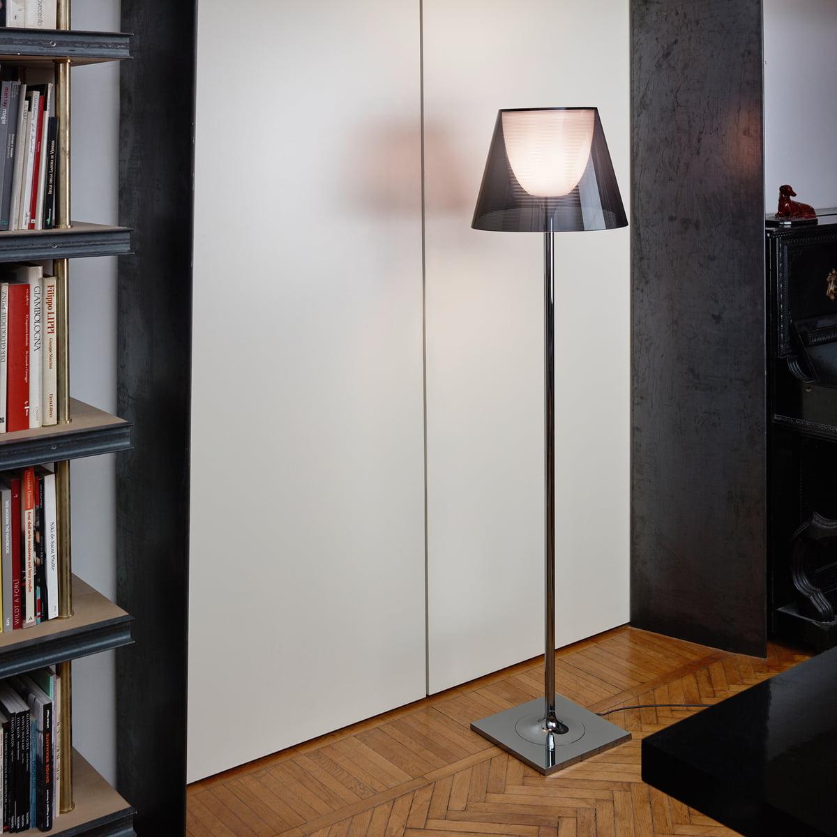 Chrome Prism Floor Lamp - LED Indoor Lighting 160cm