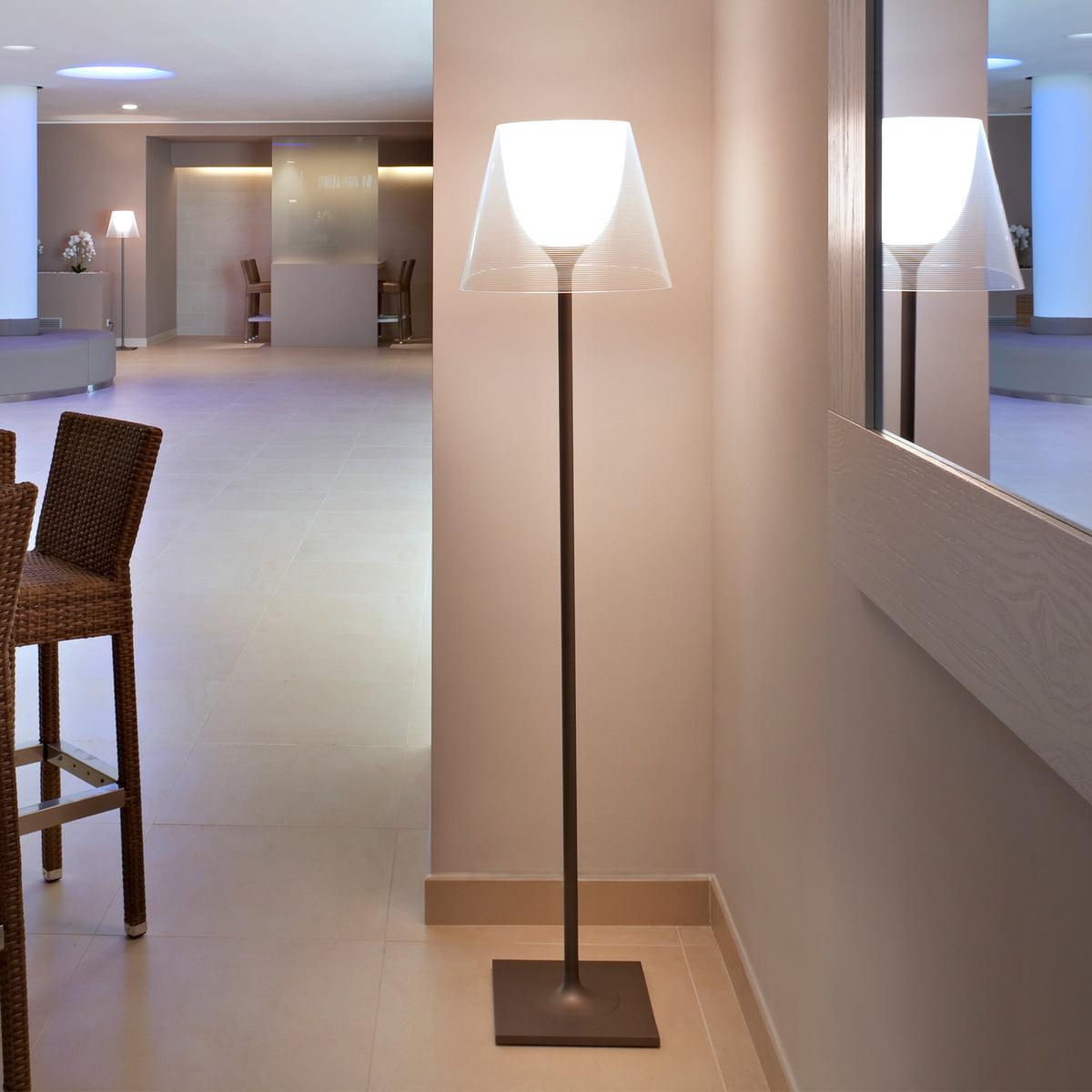 Chrome Prism Floor Lamp - LED Indoor Lighting 160cm