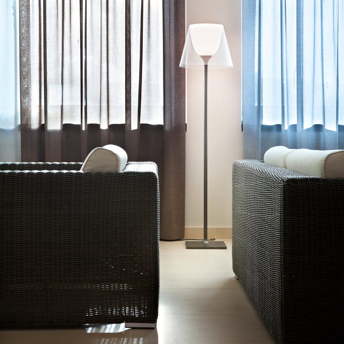 Chrome Prism Floor Lamp - LED Indoor Lighting 160cm