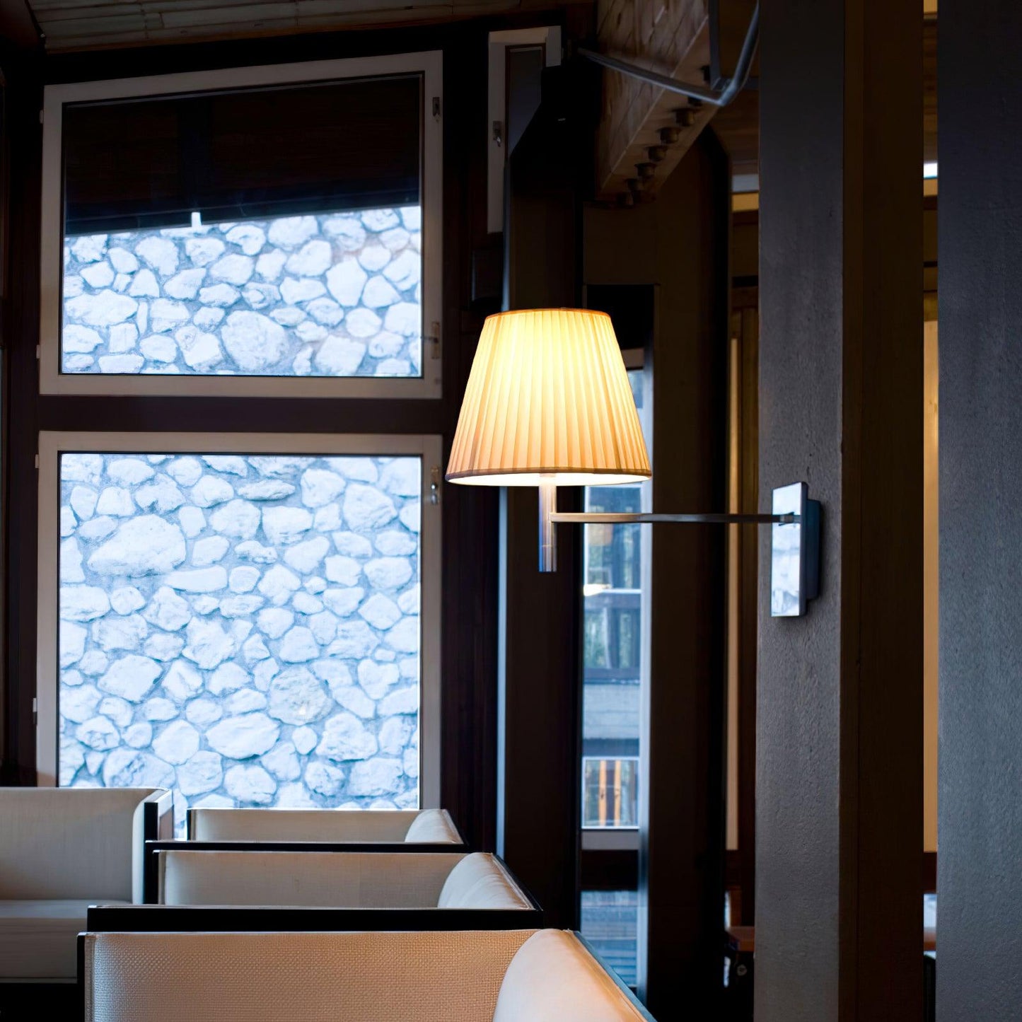 Chrome Prism Wall Lamp - Elegant LED Indoor Lighting