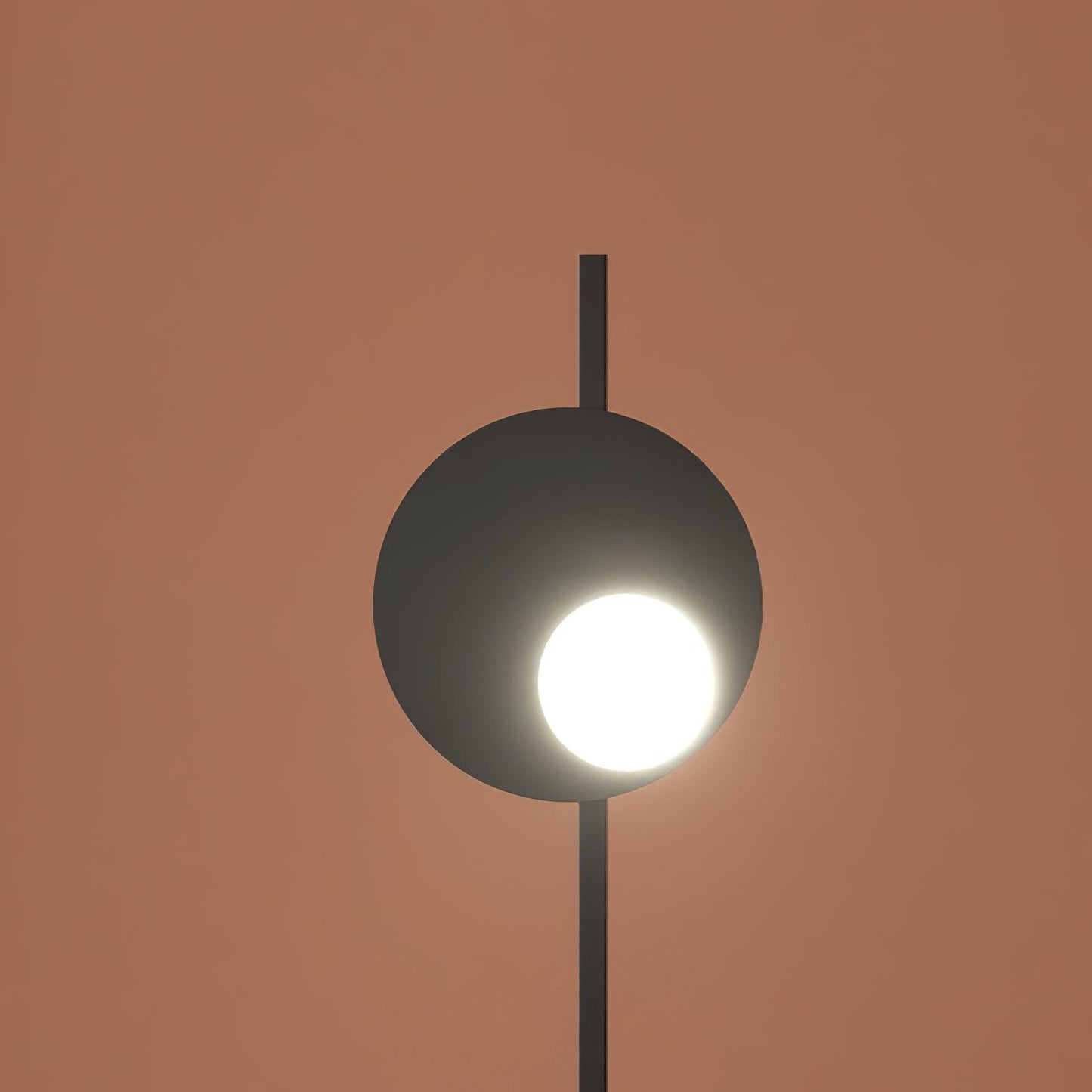 Kwic Floor Lamp with LED Light, Modern Design, Black