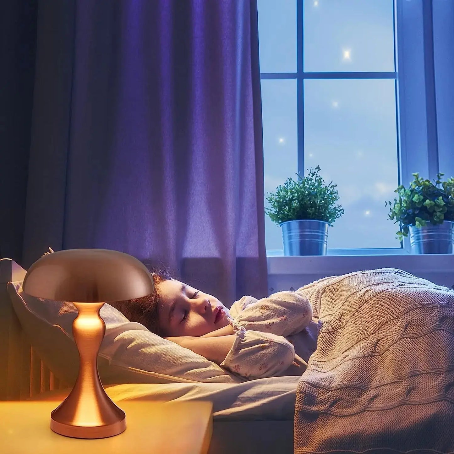 ÉtoileLune - Table Lamp with Reading Function and USB Rechargeable