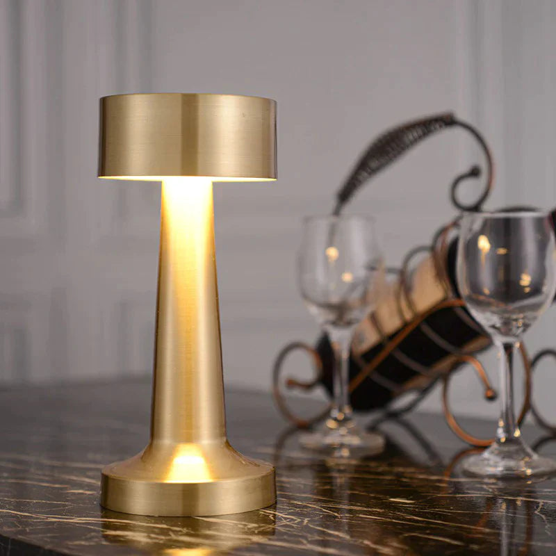 Rechargeable LED Table Lamp - Cordless Touch Lamp with Adjustable Brightness