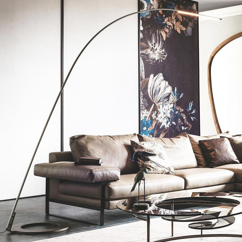 Lampo Floor Lamp - Modern LED Arc Light for Living Room