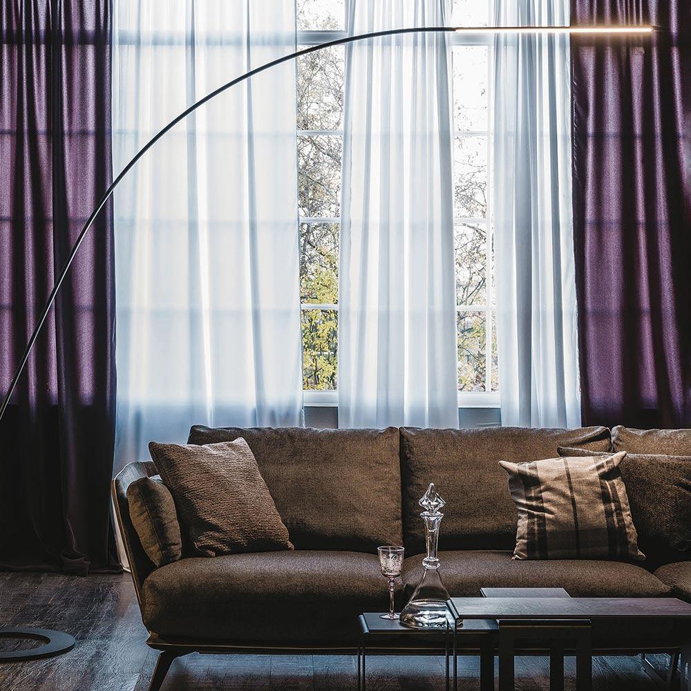Lampo Floor Lamp - Modern LED Arc Light for Living Room