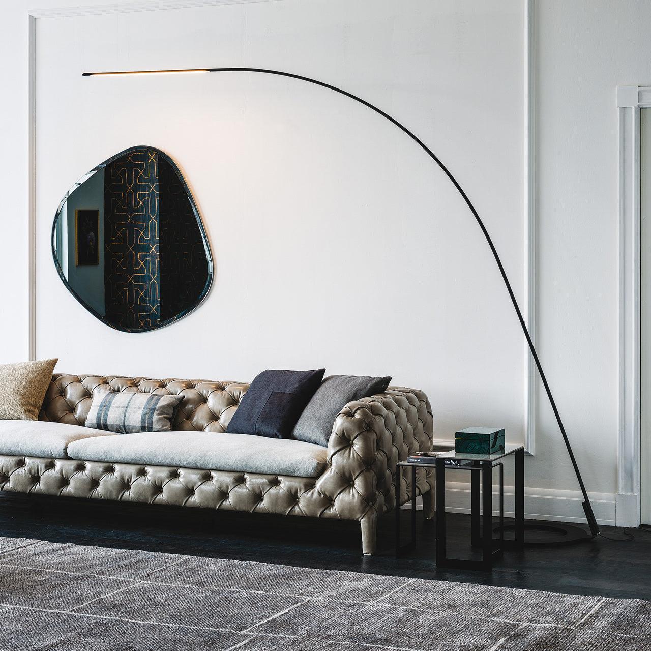 Lampo Floor Lamp - Modern LED Arc Light for Living Room